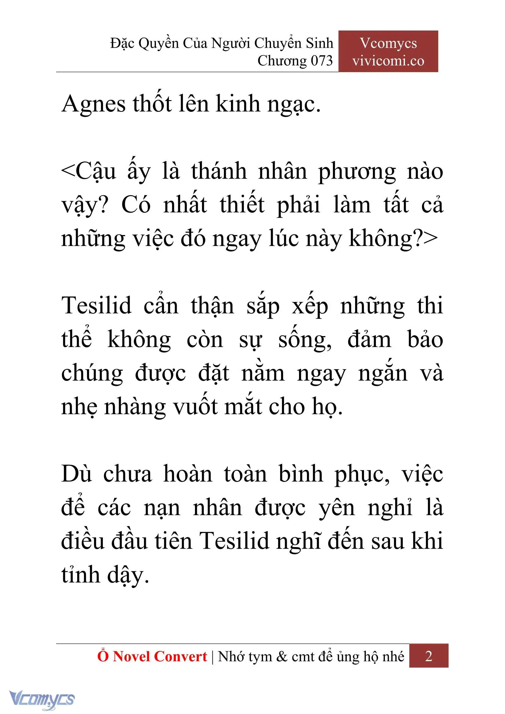 [Novel] Đặc Quyền Của Người Chuyển Sinh Chapter 73 - Trang 5