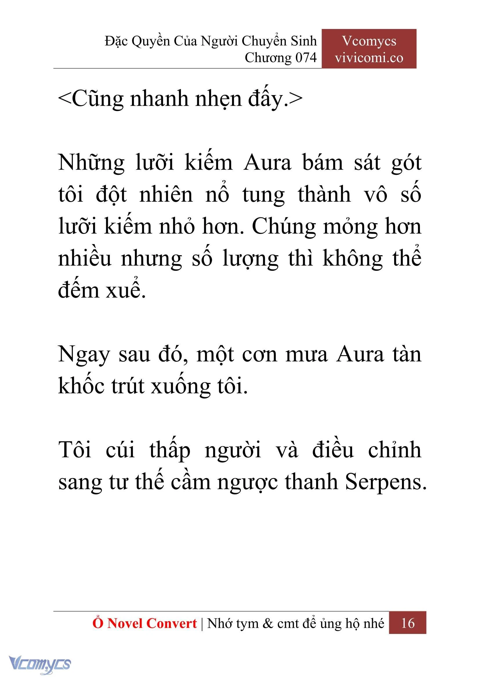 [Novel] Đặc Quyền Của Người Chuyển Sinh Chapter 74 - Trang 19