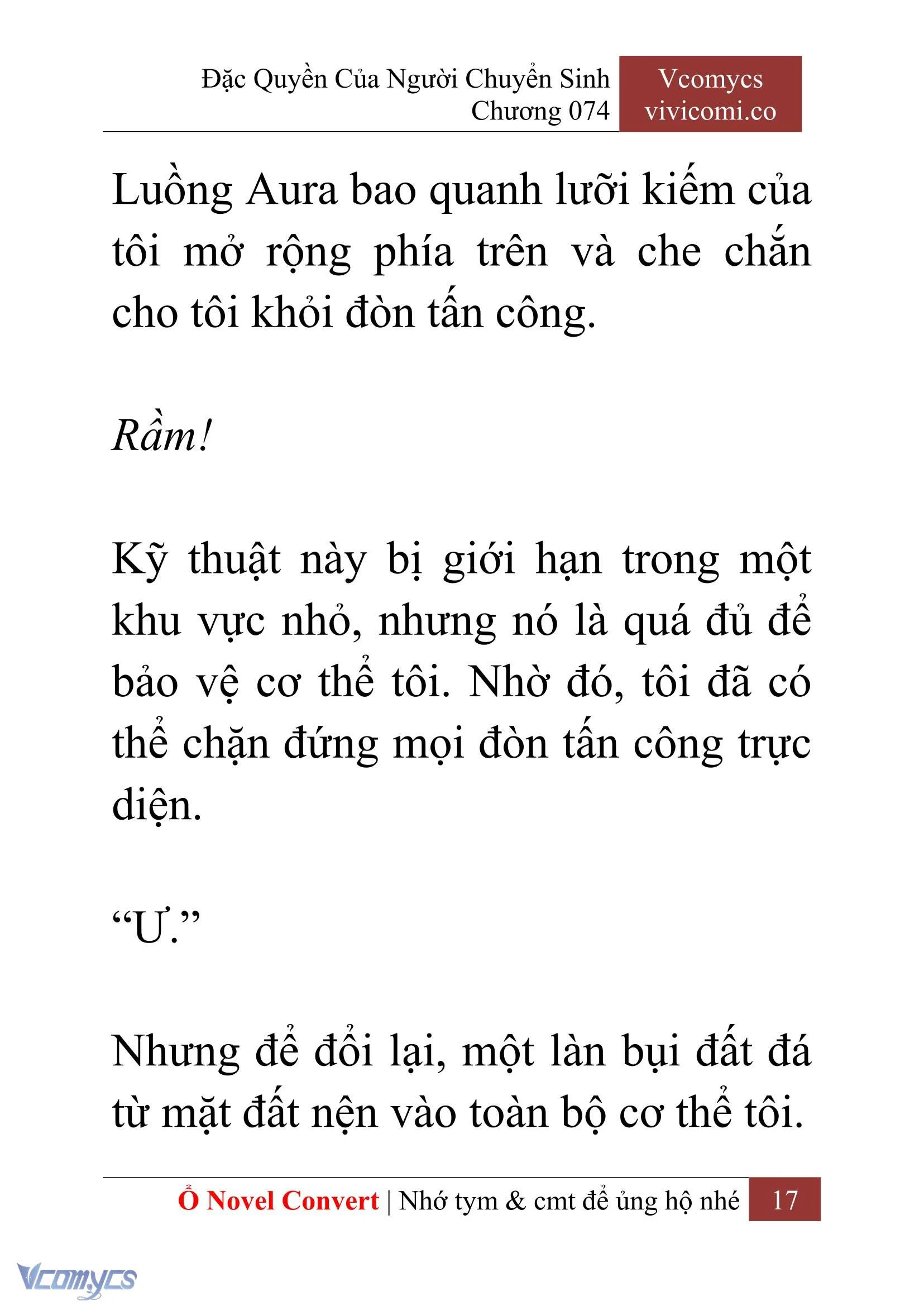 [Novel] Đặc Quyền Của Người Chuyển Sinh Chapter 74 - Trang 20