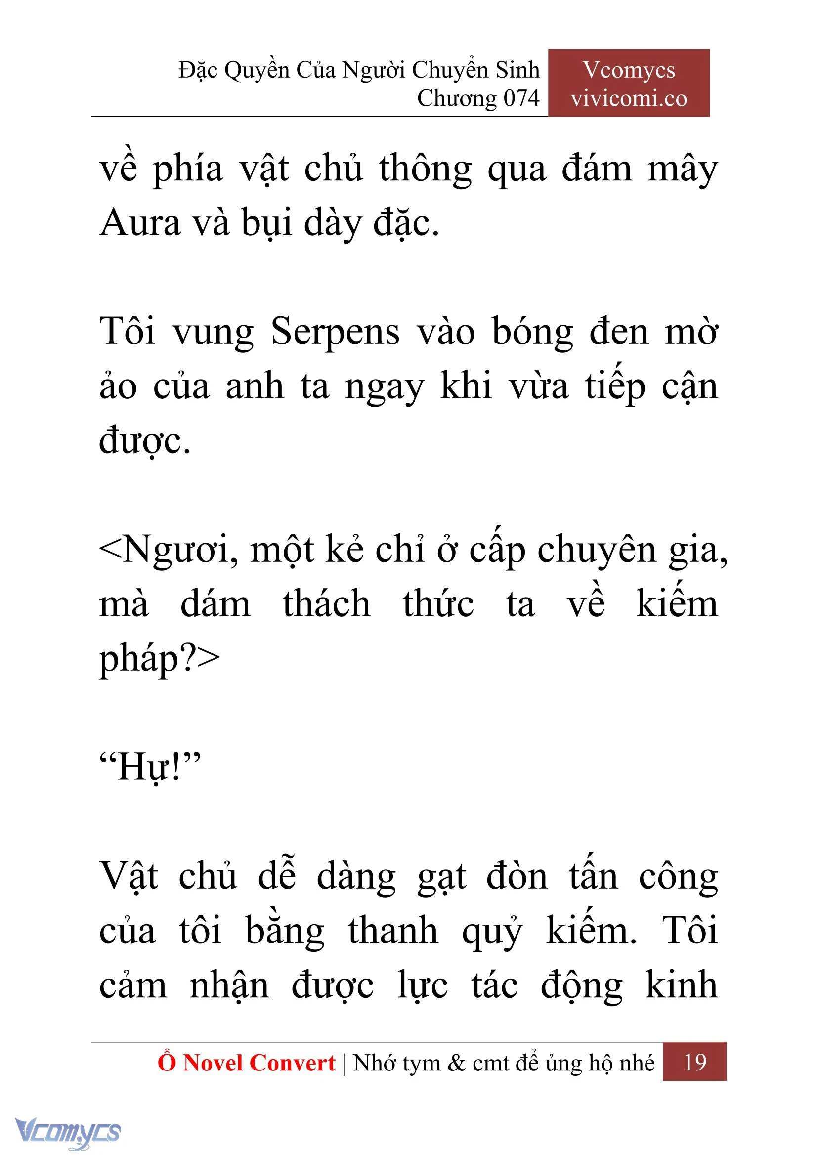 [Novel] Đặc Quyền Của Người Chuyển Sinh Chapter 74 - Trang 22