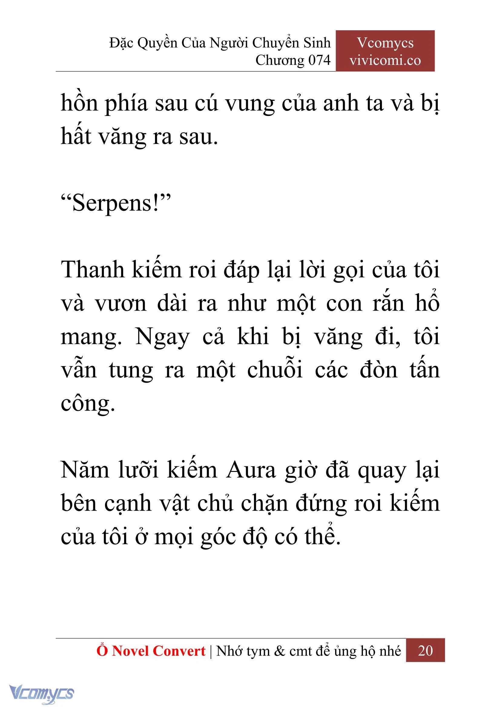 [Novel] Đặc Quyền Của Người Chuyển Sinh Chapter 74 - Trang 23