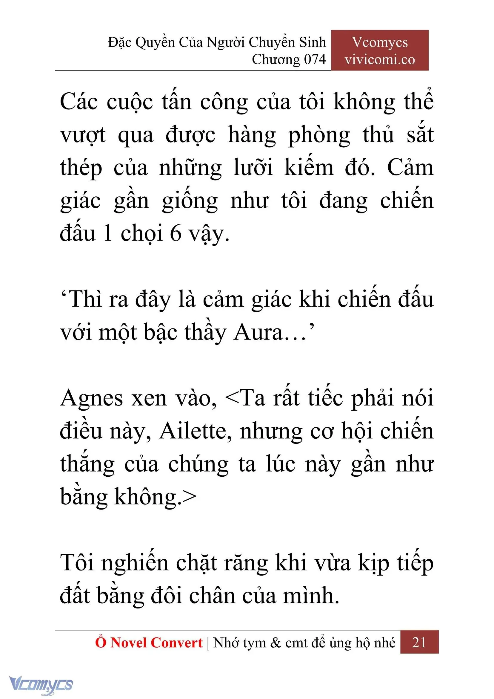 [Novel] Đặc Quyền Của Người Chuyển Sinh Chapter 74 - Trang 24