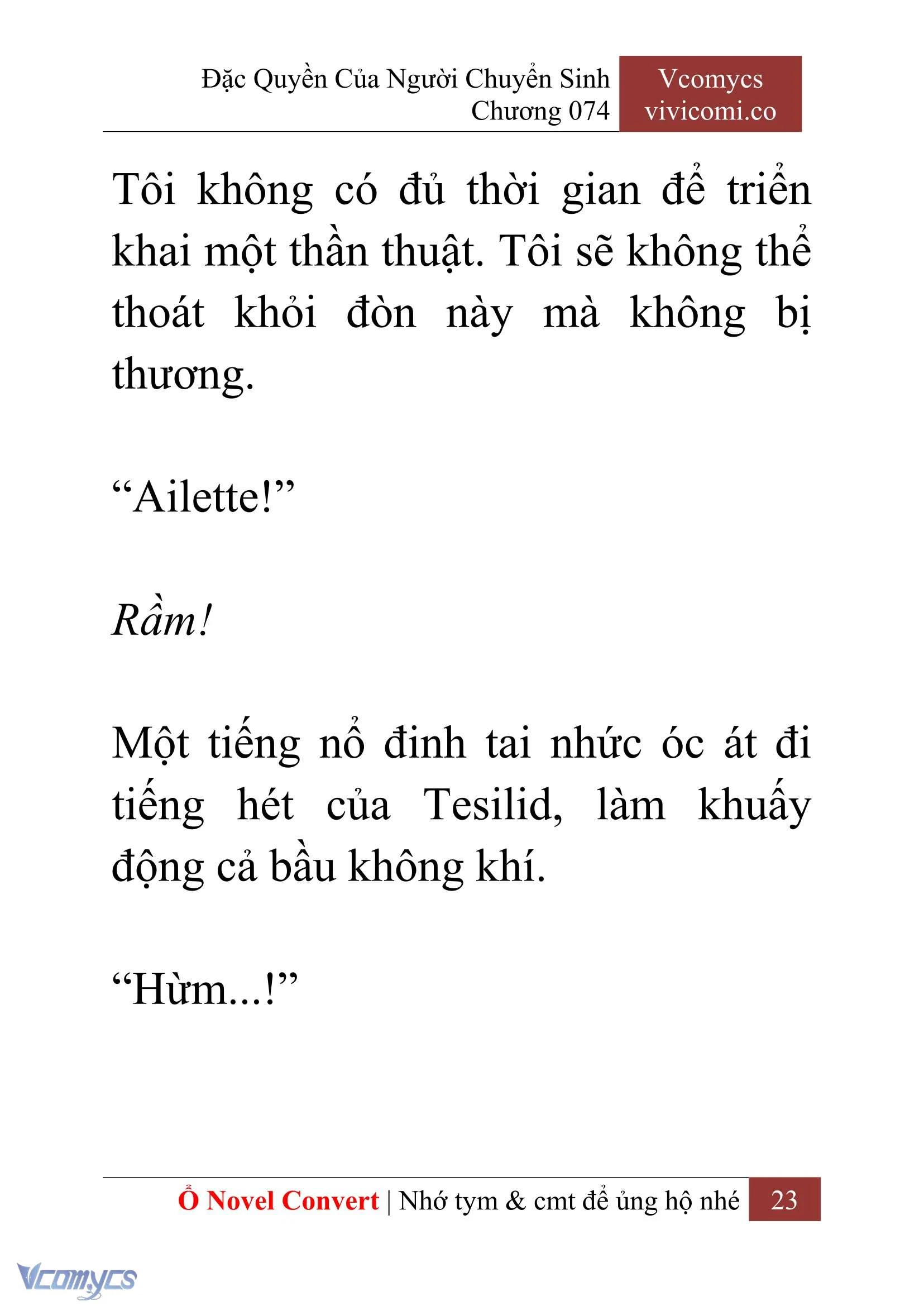 [Novel] Đặc Quyền Của Người Chuyển Sinh Chapter 74 - Trang 26