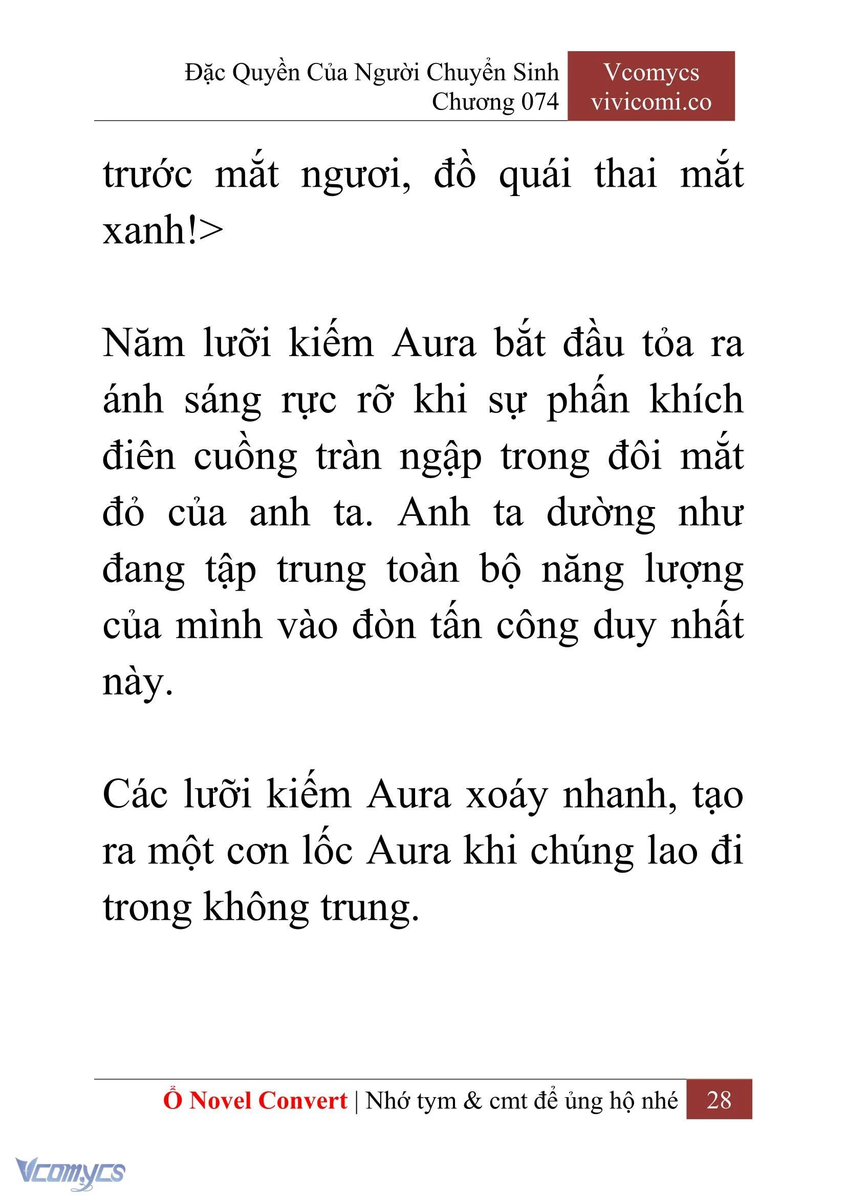 [Novel] Đặc Quyền Của Người Chuyển Sinh Chapter 74 - Trang 31