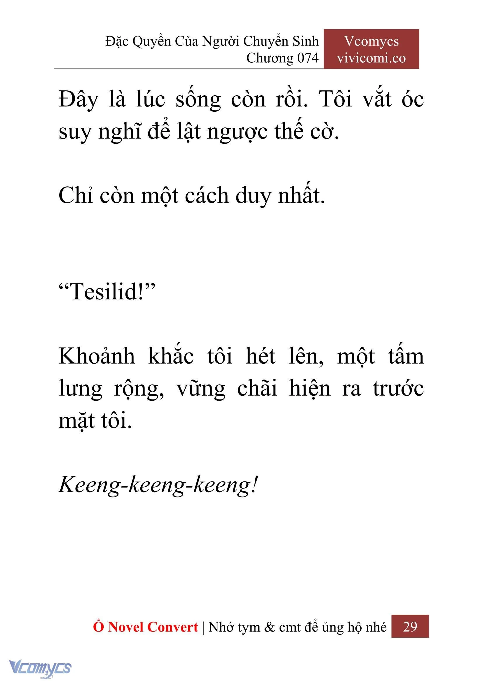 [Novel] Đặc Quyền Của Người Chuyển Sinh Chapter 74 - Trang 32