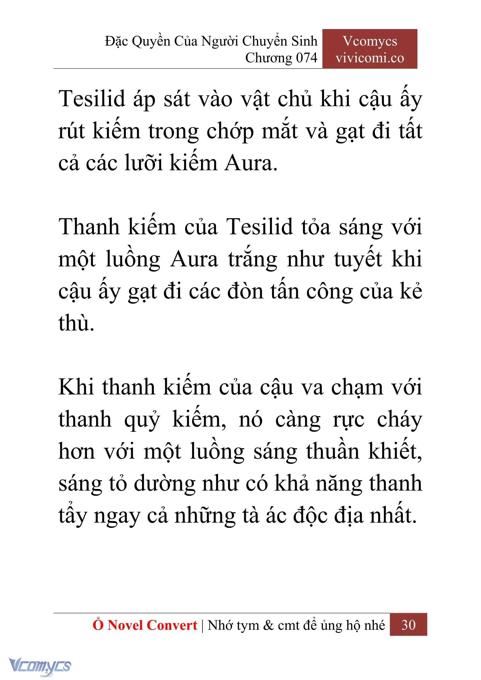 [Novel] Đặc Quyền Của Người Chuyển Sinh Chapter 74 - Trang 33