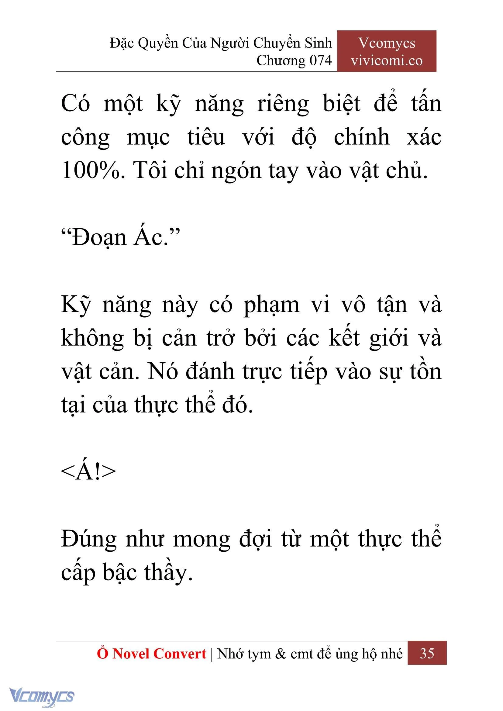[Novel] Đặc Quyền Của Người Chuyển Sinh Chapter 74 - Trang 38