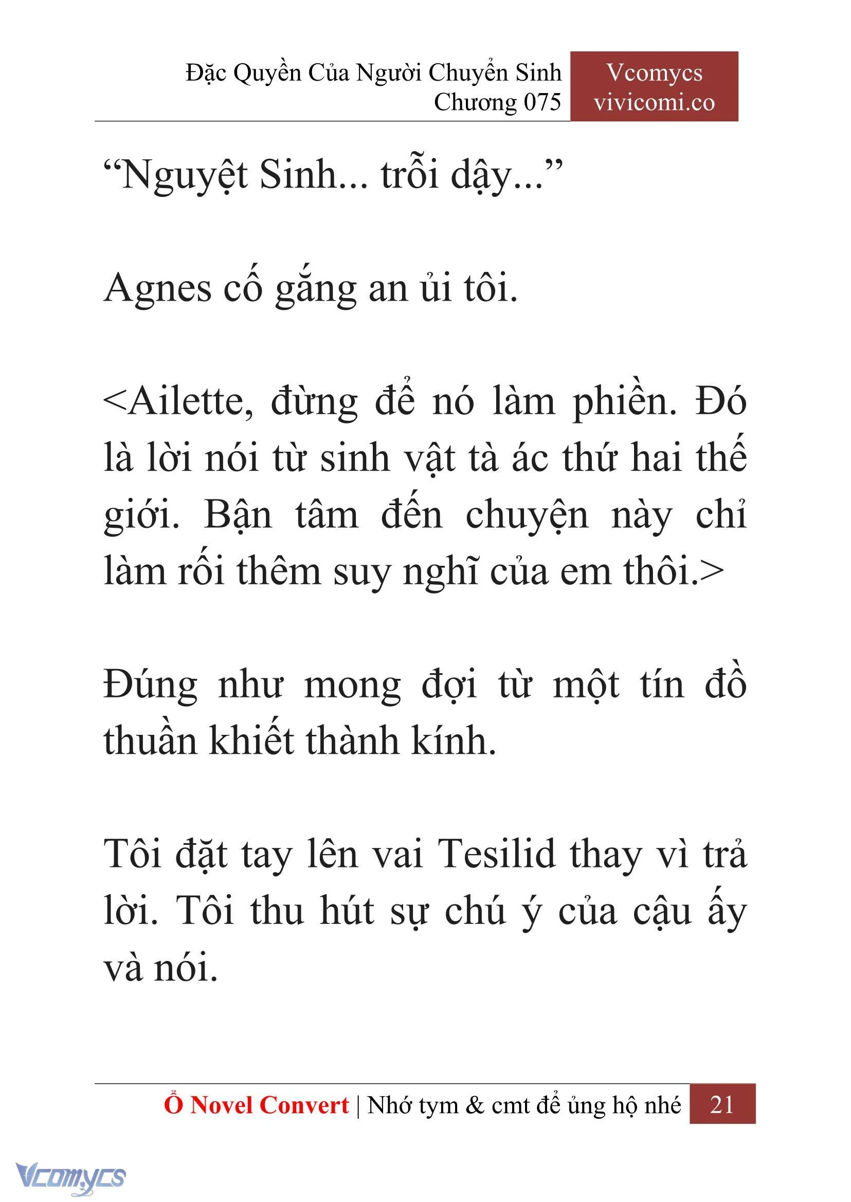[Novel] Đặc Quyền Của Người Chuyển Sinh Chapter 75 - Trang 24