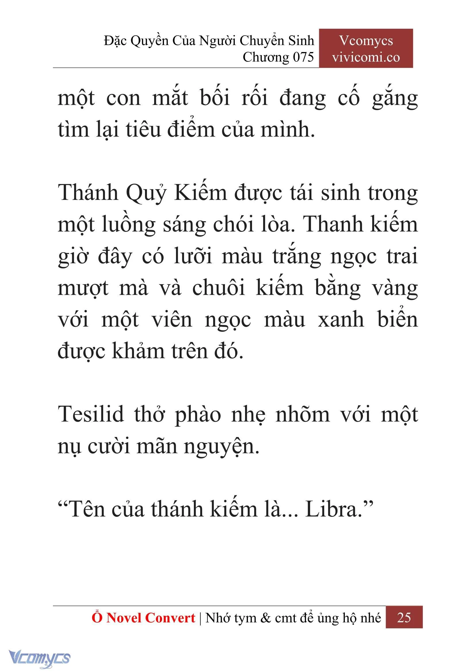 [Novel] Đặc Quyền Của Người Chuyển Sinh Chapter 75 - Trang 28