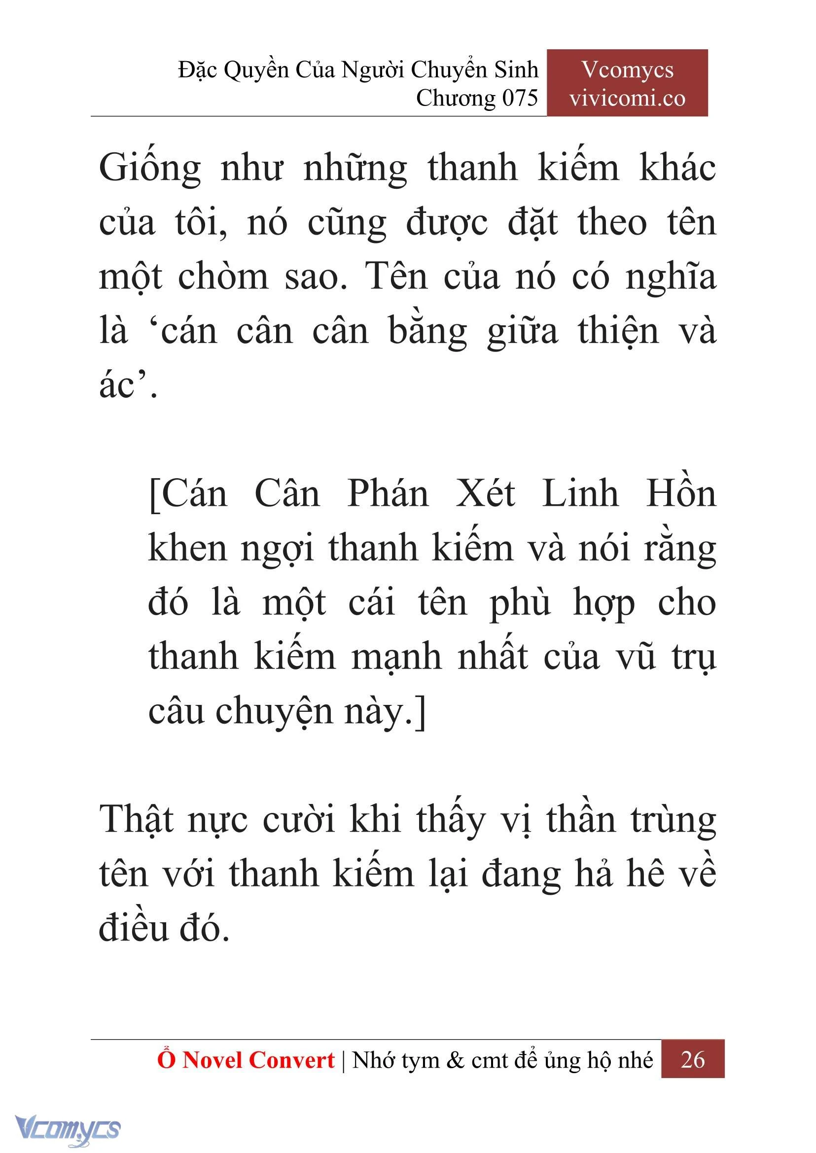 [Novel] Đặc Quyền Của Người Chuyển Sinh Chapter 75 - Trang 29