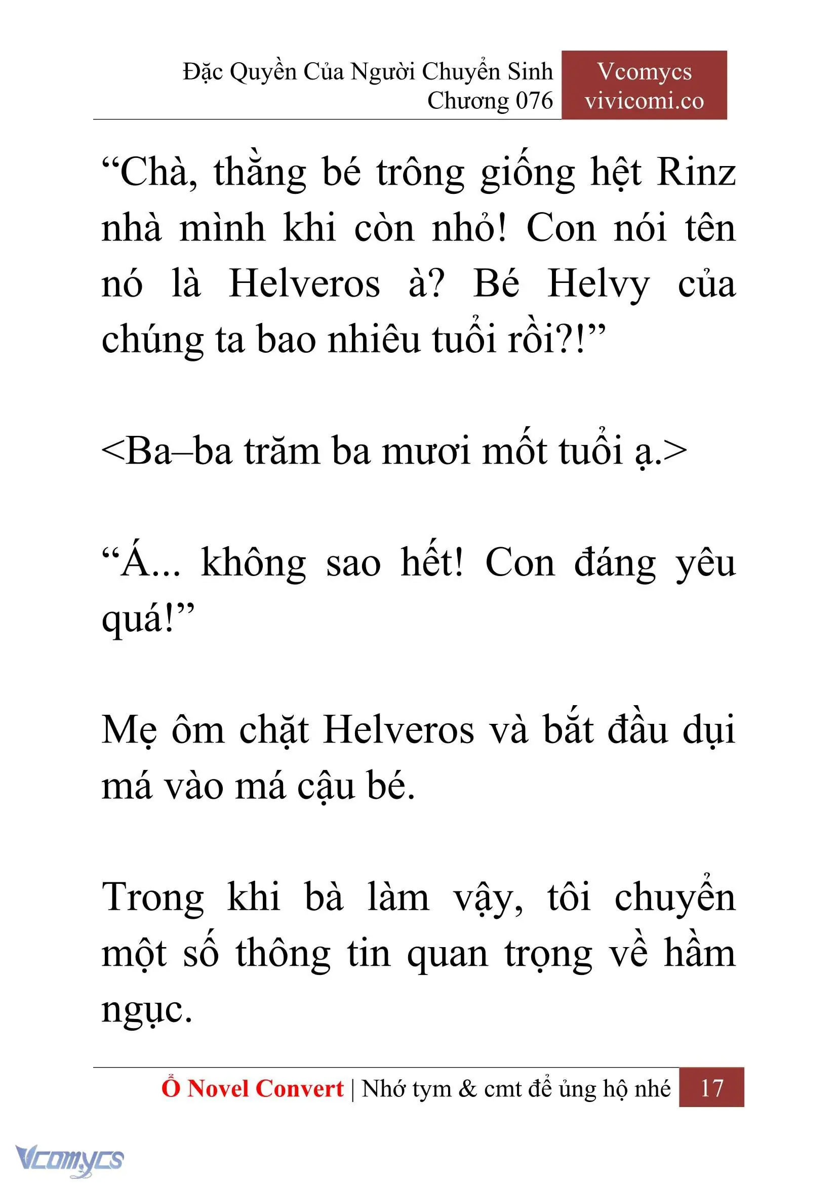 [Novel] Đặc Quyền Của Người Chuyển Sinh Chapter 76 - Trang 20