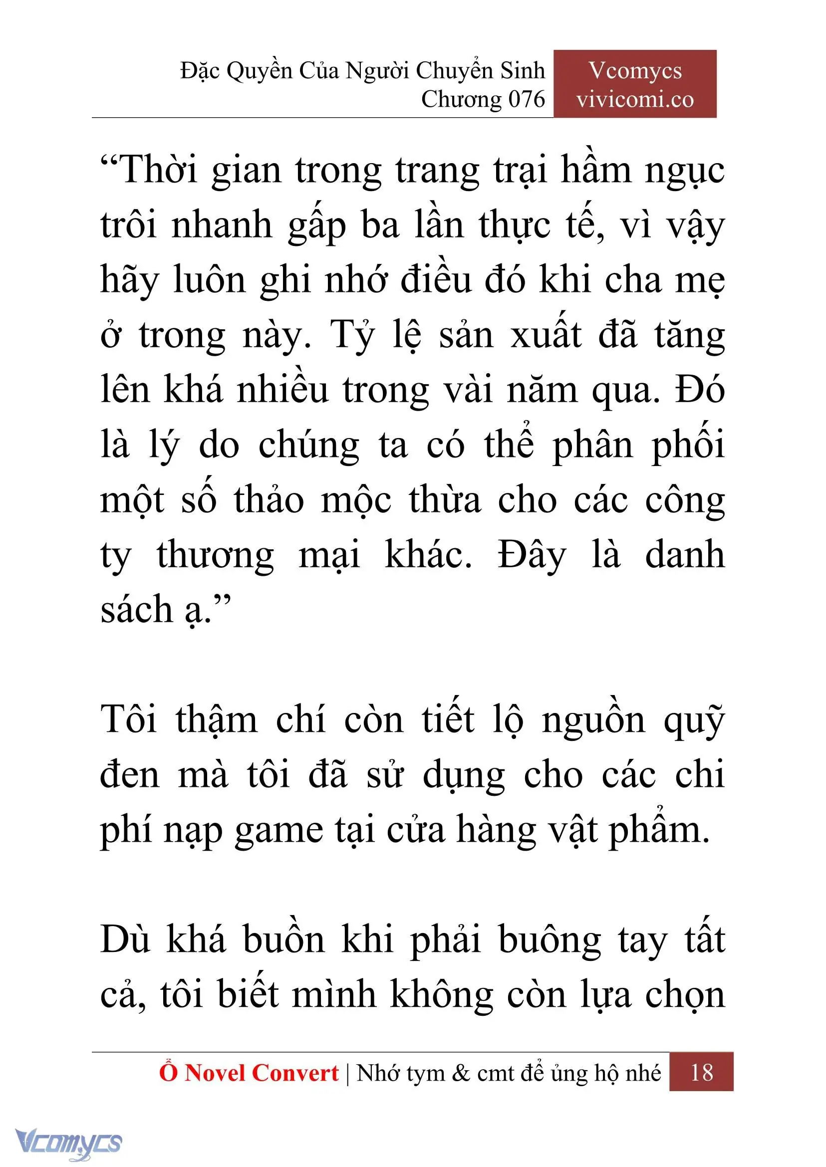 [Novel] Đặc Quyền Của Người Chuyển Sinh Chapter 76 - Trang 21