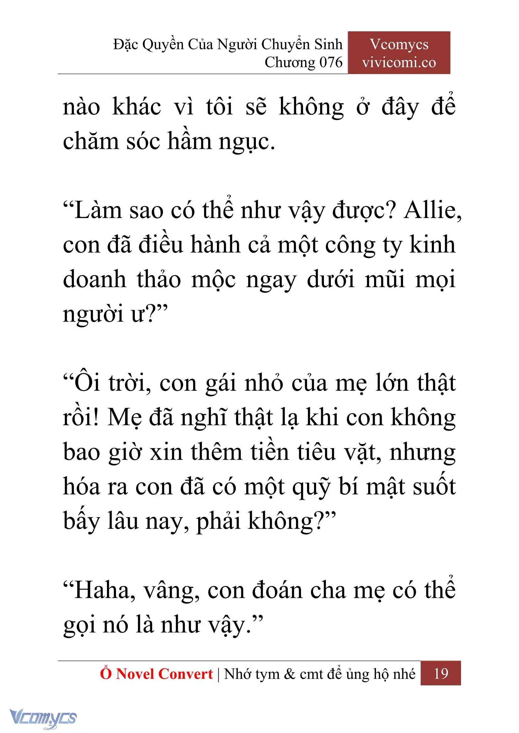 [Novel] Đặc Quyền Của Người Chuyển Sinh Chapter 76 - Trang 22