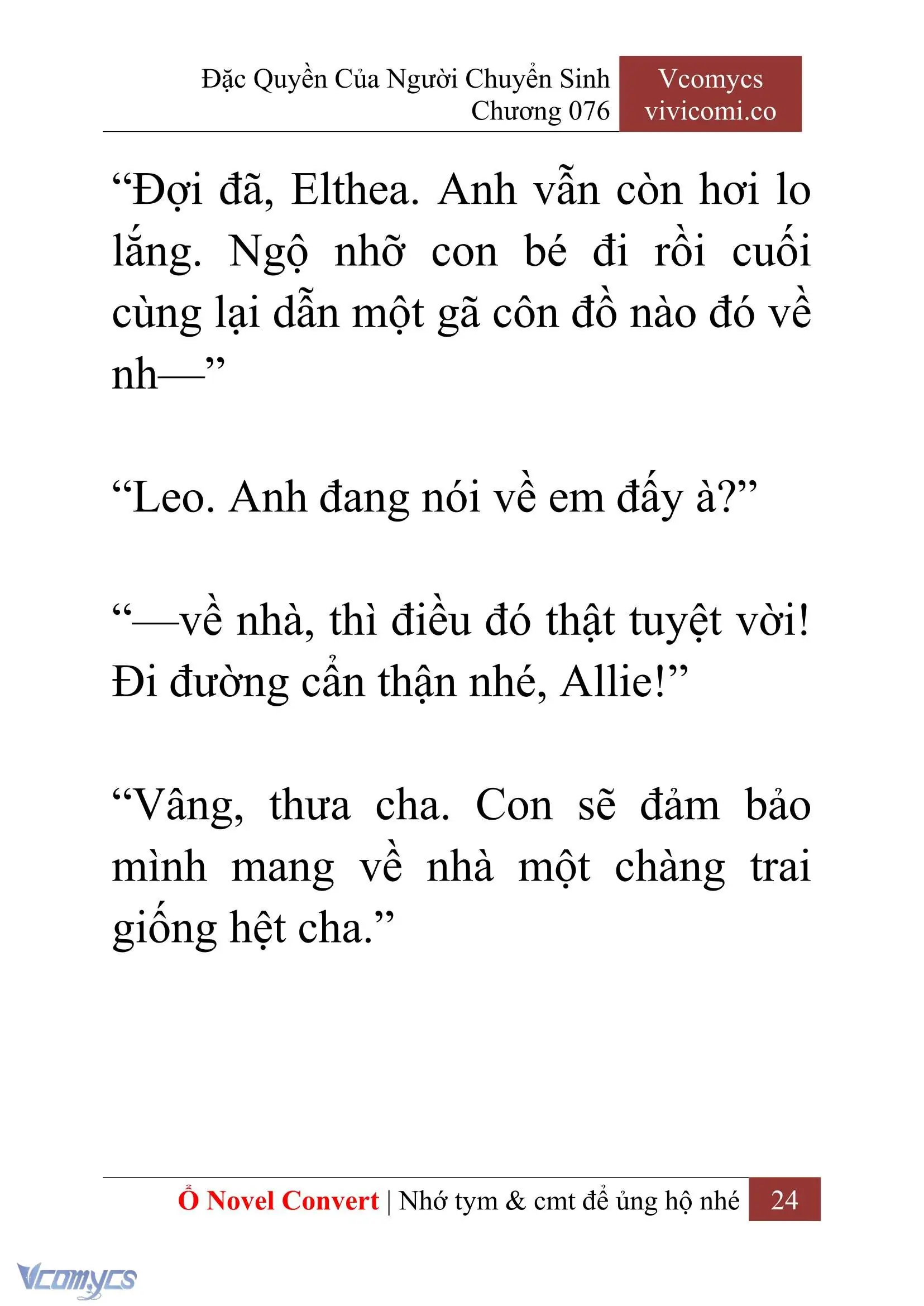 [Novel] Đặc Quyền Của Người Chuyển Sinh Chapter 76 - Trang 27