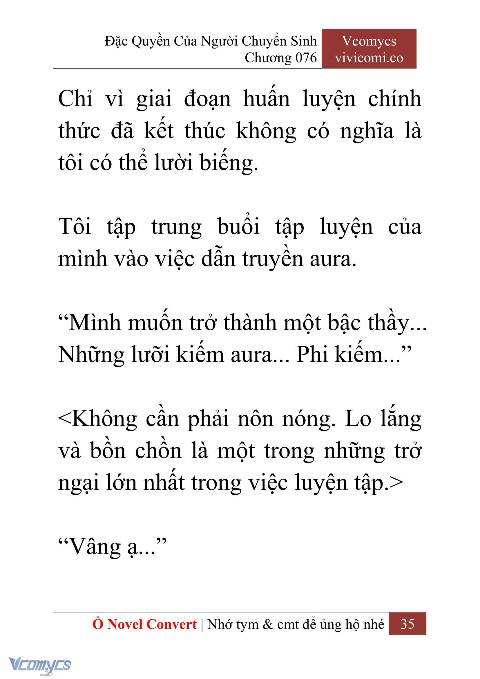 [Novel] Đặc Quyền Của Người Chuyển Sinh Chapter 76 - Trang 38