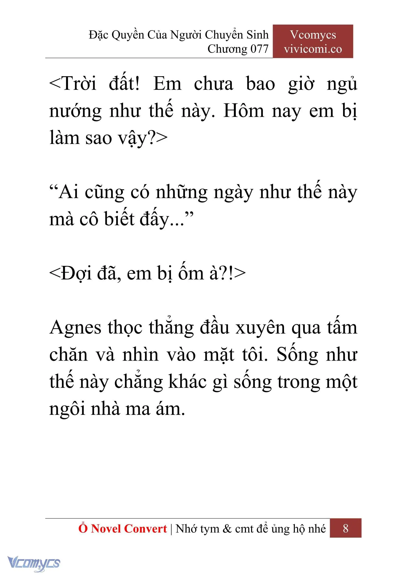 [Novel] Đặc Quyền Của Người Chuyển Sinh Chapter 77 - Trang 11