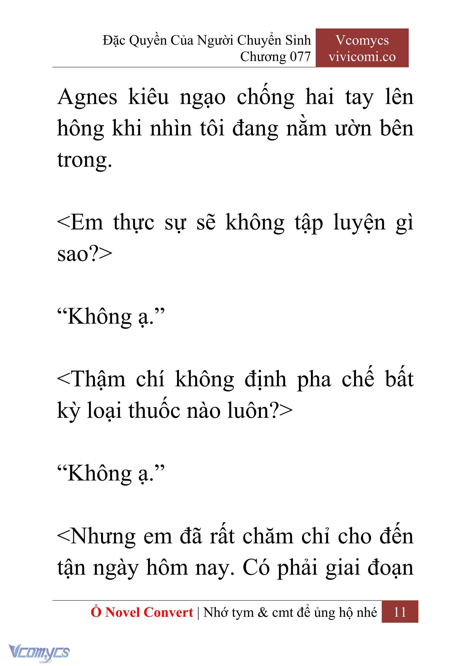 [Novel] Đặc Quyền Của Người Chuyển Sinh Chapter 77 - Trang 14
