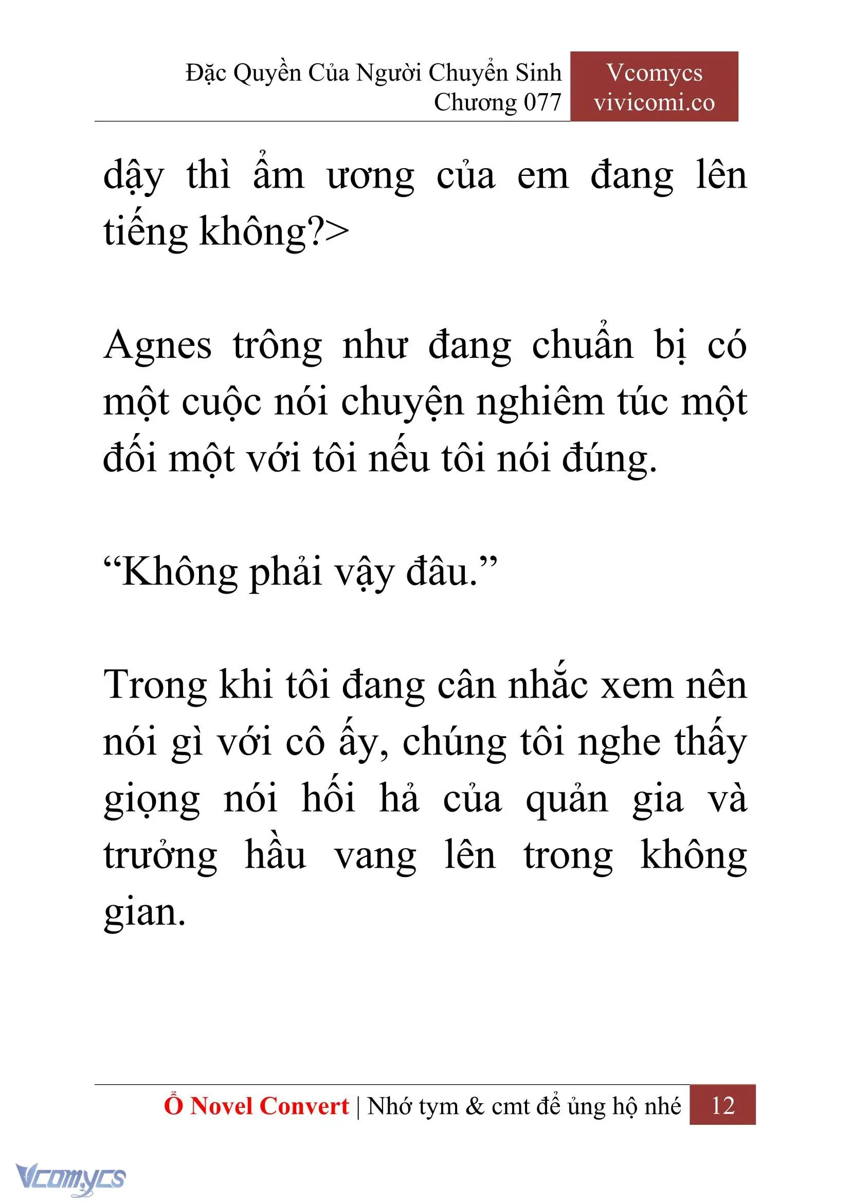[Novel] Đặc Quyền Của Người Chuyển Sinh Chapter 77 - Trang 15