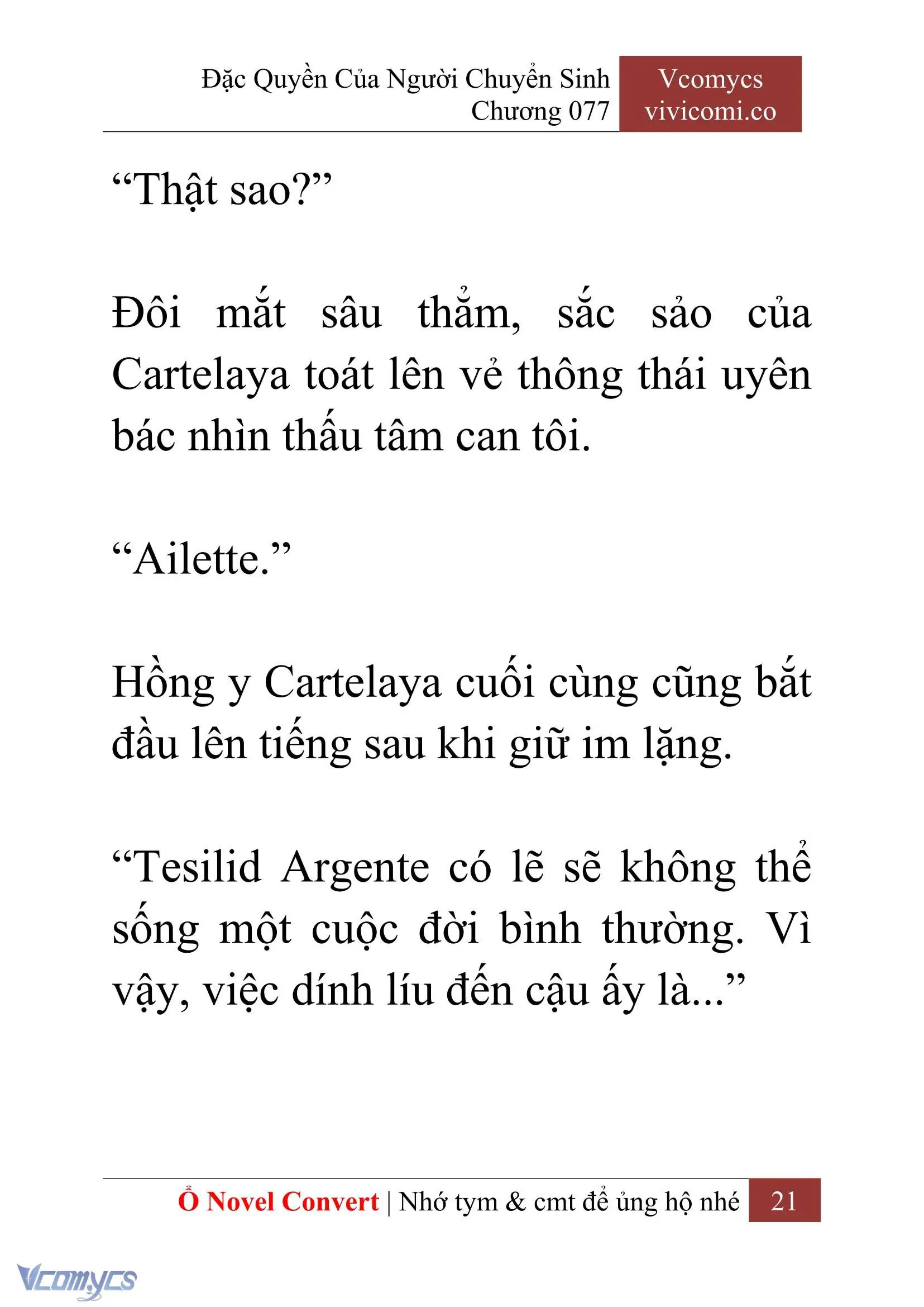 [Novel] Đặc Quyền Của Người Chuyển Sinh Chapter 77 - Trang 24