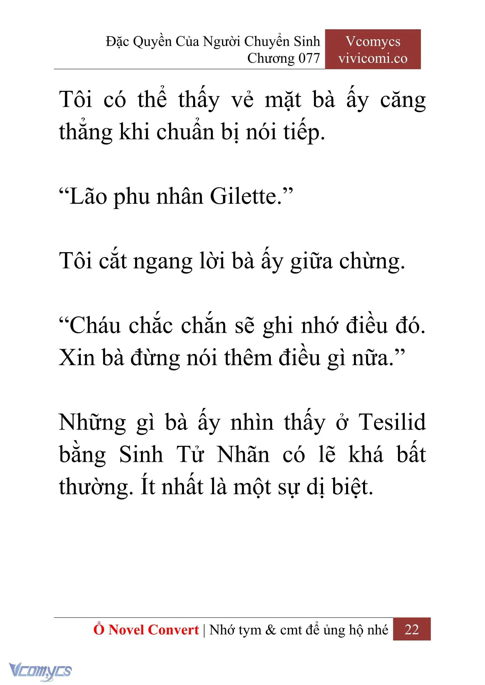 [Novel] Đặc Quyền Của Người Chuyển Sinh Chapter 77 - Trang 25