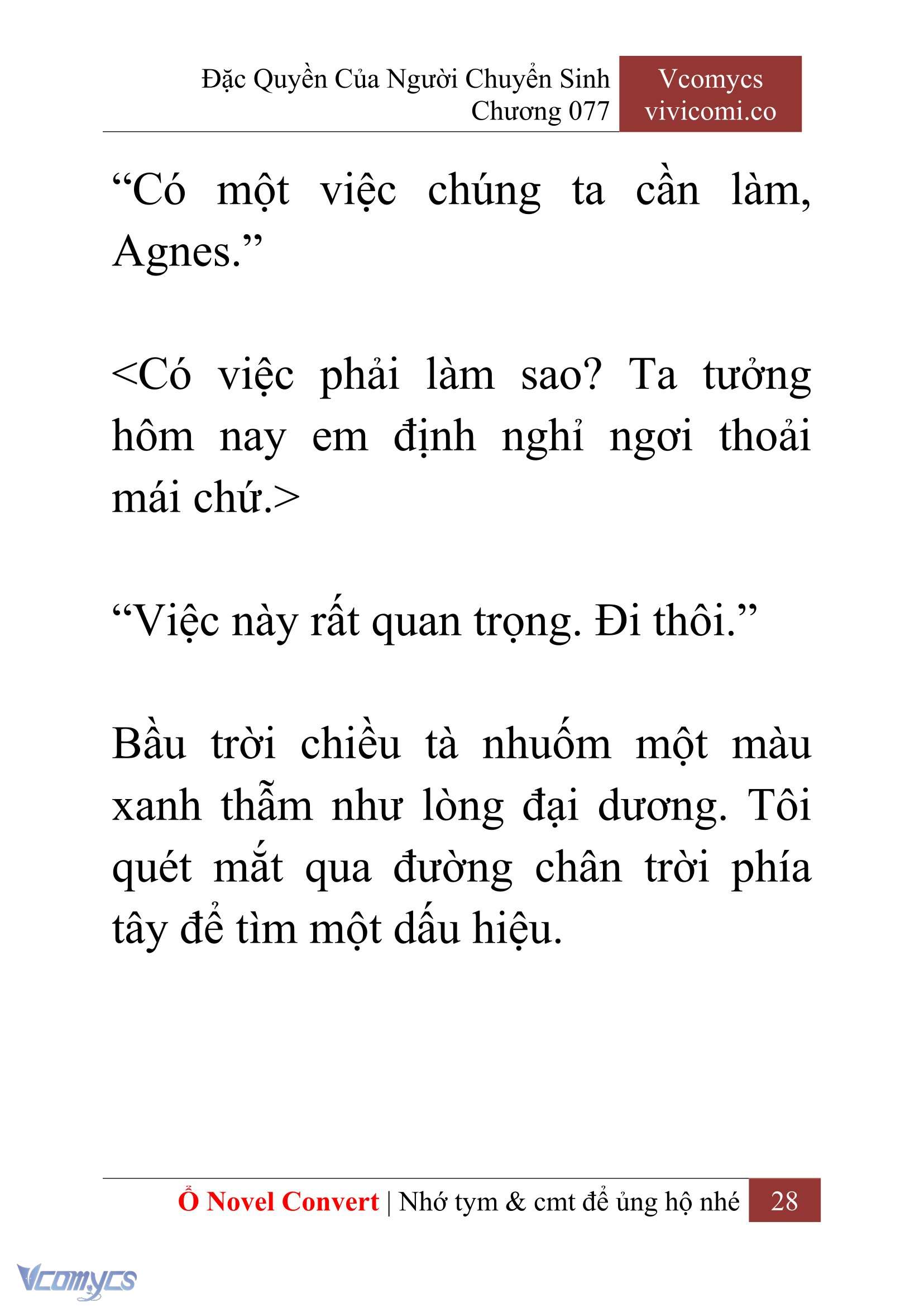 [Novel] Đặc Quyền Của Người Chuyển Sinh Chapter 77 - Trang 31