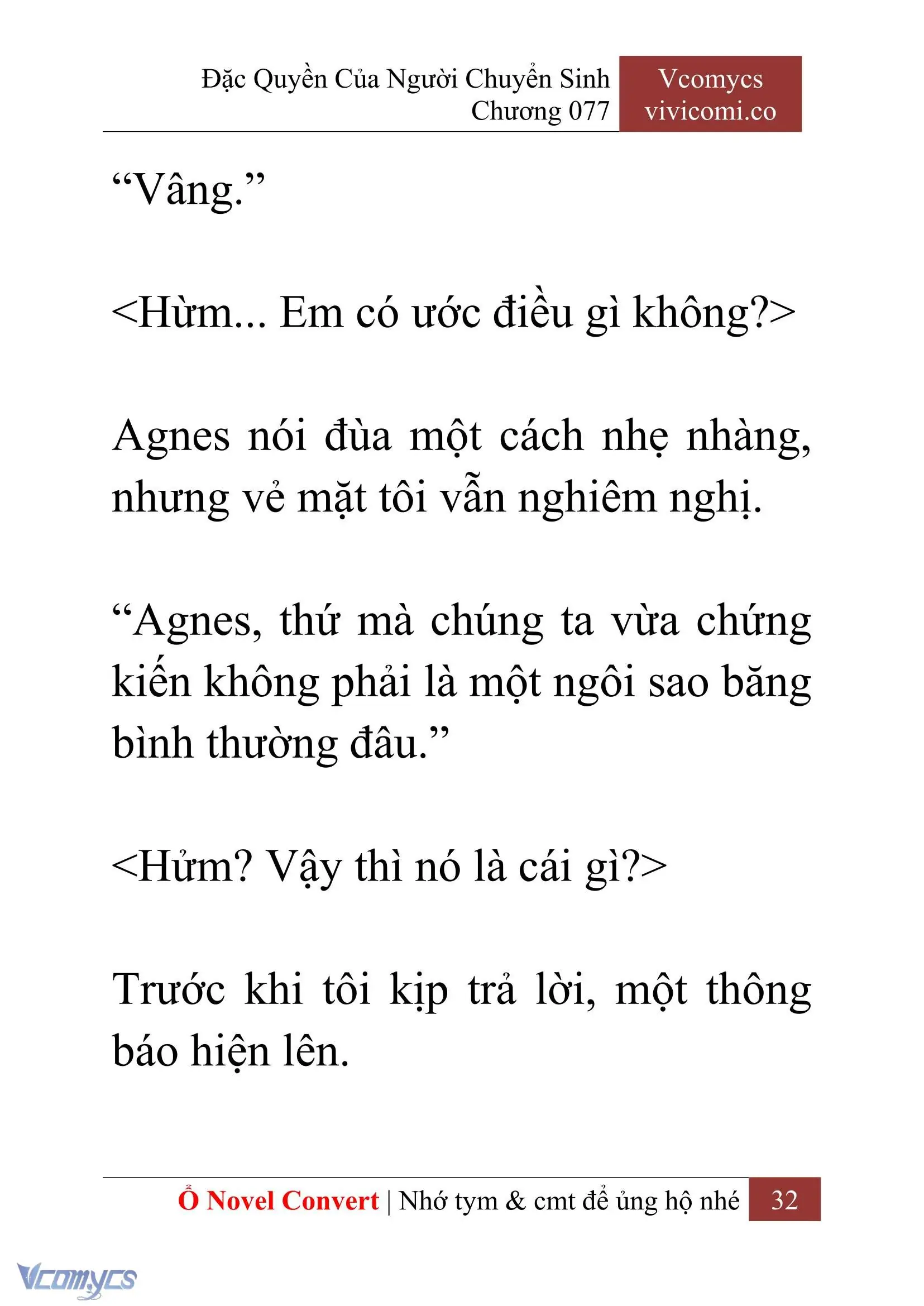 [Novel] Đặc Quyền Của Người Chuyển Sinh Chapter 77 - Trang 35