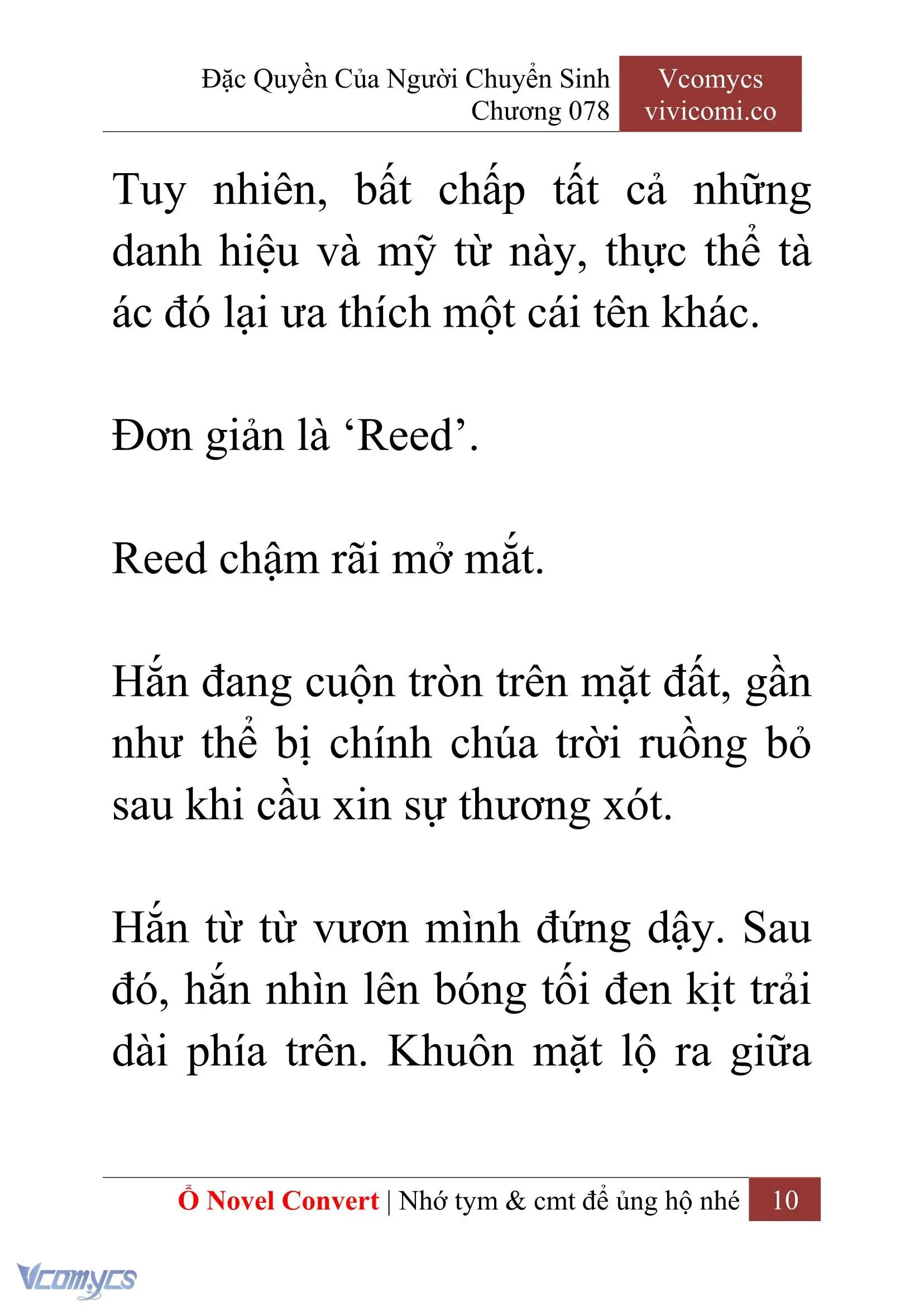 [Novel] Đặc Quyền Của Người Chuyển Sinh Chapter 78 - Trang 13