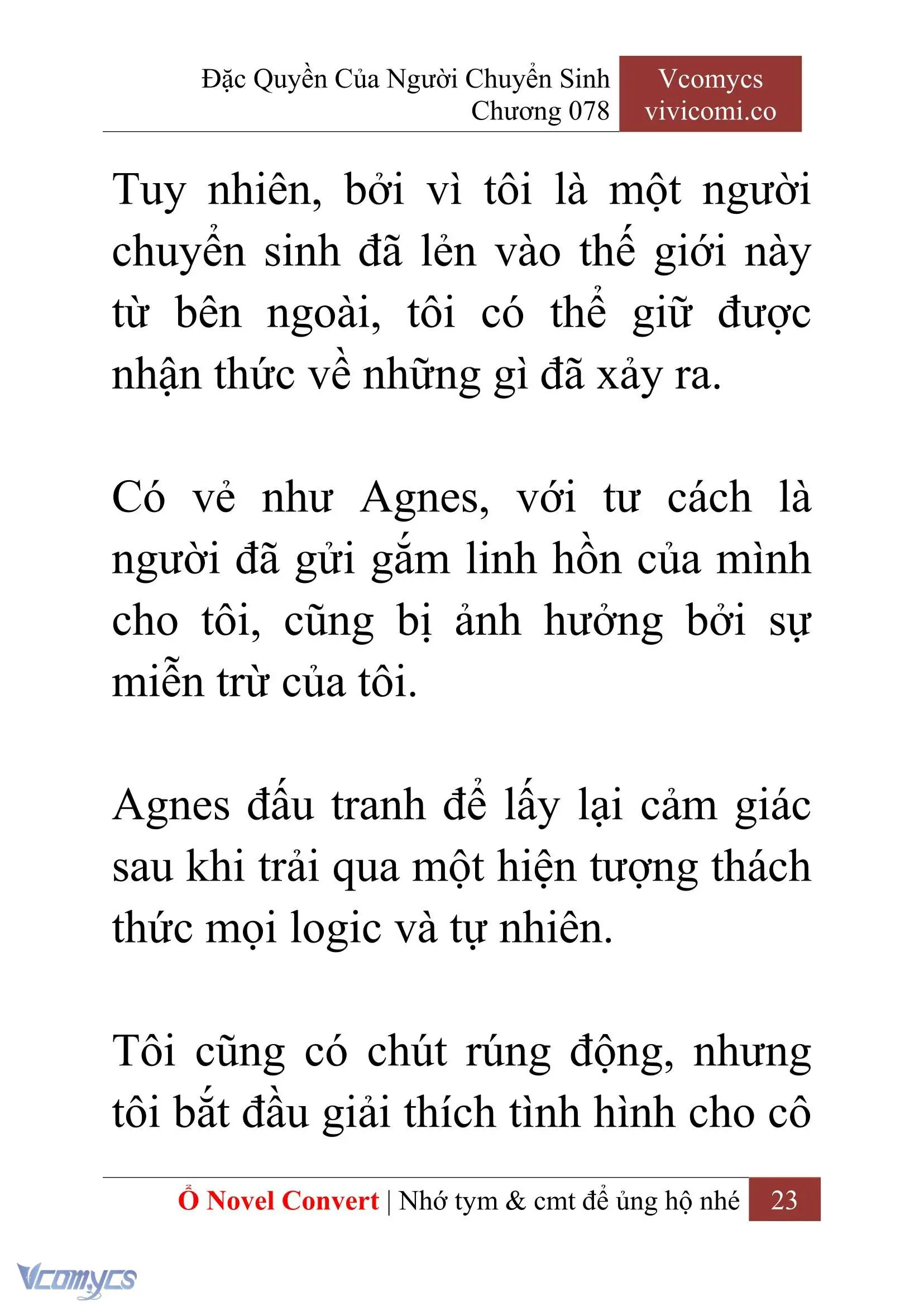 [Novel] Đặc Quyền Của Người Chuyển Sinh Chapter 78 - Trang 26