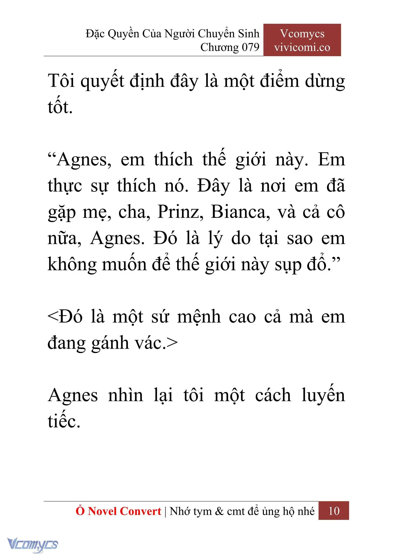 [Novel] Đặc Quyền Của Người Chuyển Sinh Chapter 79 - Trang 13