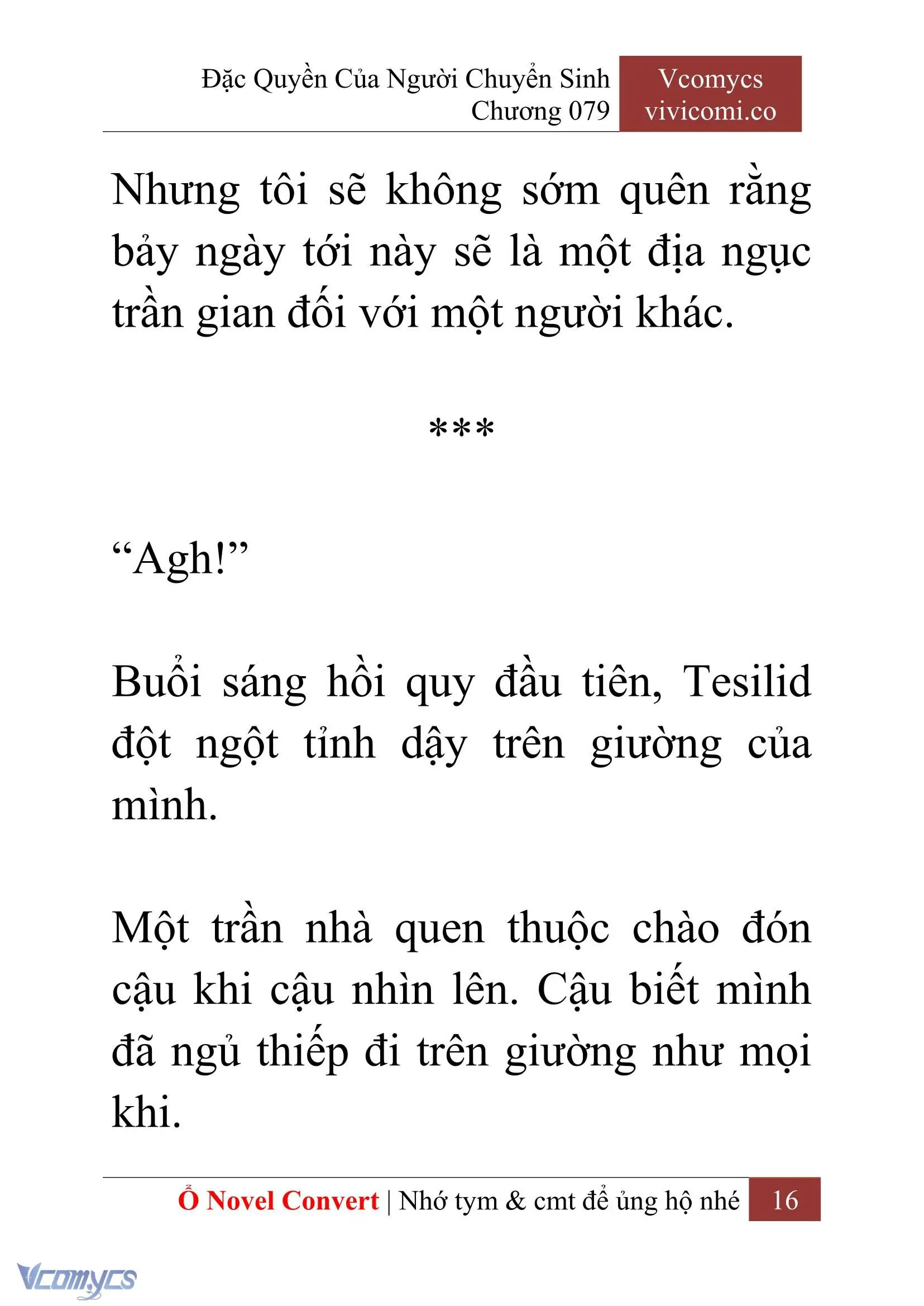 [Novel] Đặc Quyền Của Người Chuyển Sinh Chapter 79 - Trang 19