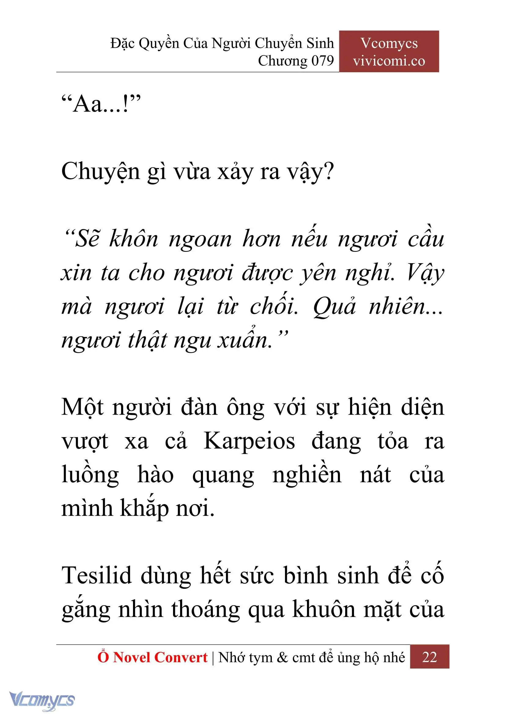 [Novel] Đặc Quyền Của Người Chuyển Sinh Chapter 79 - Trang 25