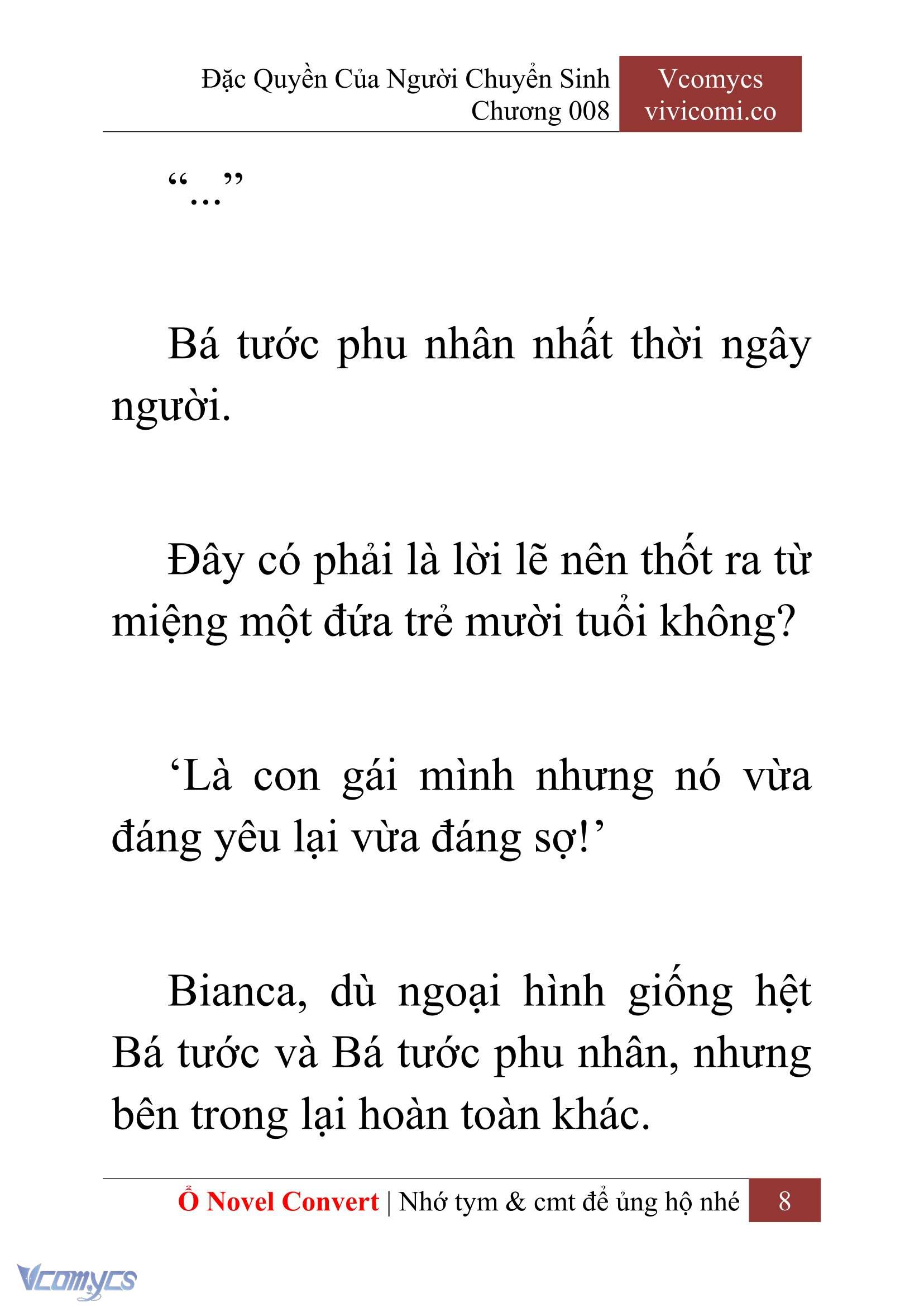 [Novel] Đặc Quyền Của Người Chuyển Sinh Chapter 8 - Trang 11