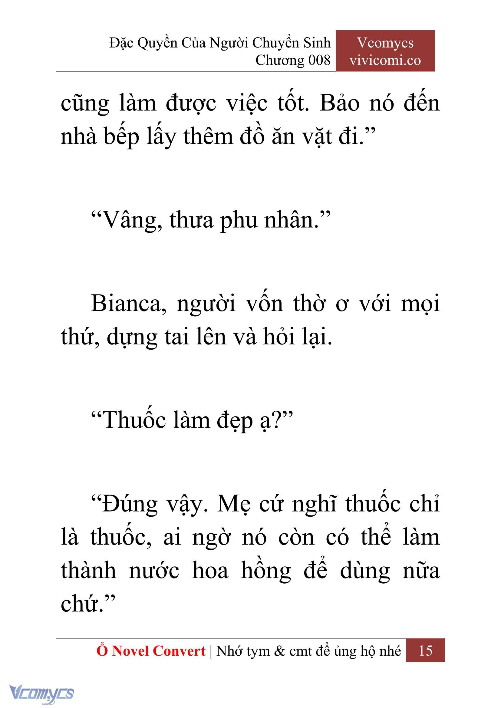 [Novel] Đặc Quyền Của Người Chuyển Sinh Chapter 8 - Trang 18