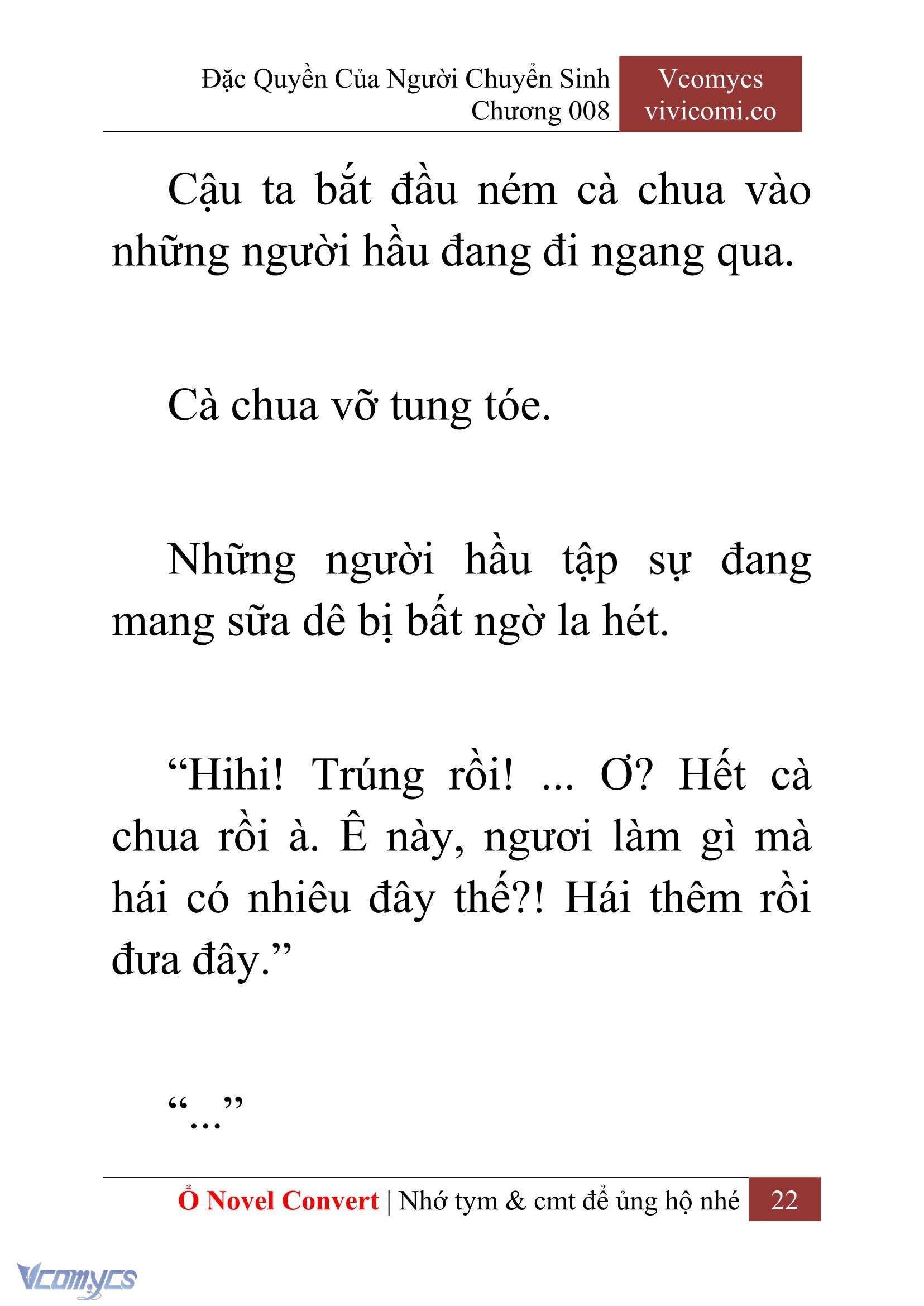 [Novel] Đặc Quyền Của Người Chuyển Sinh Chapter 8 - Trang 24