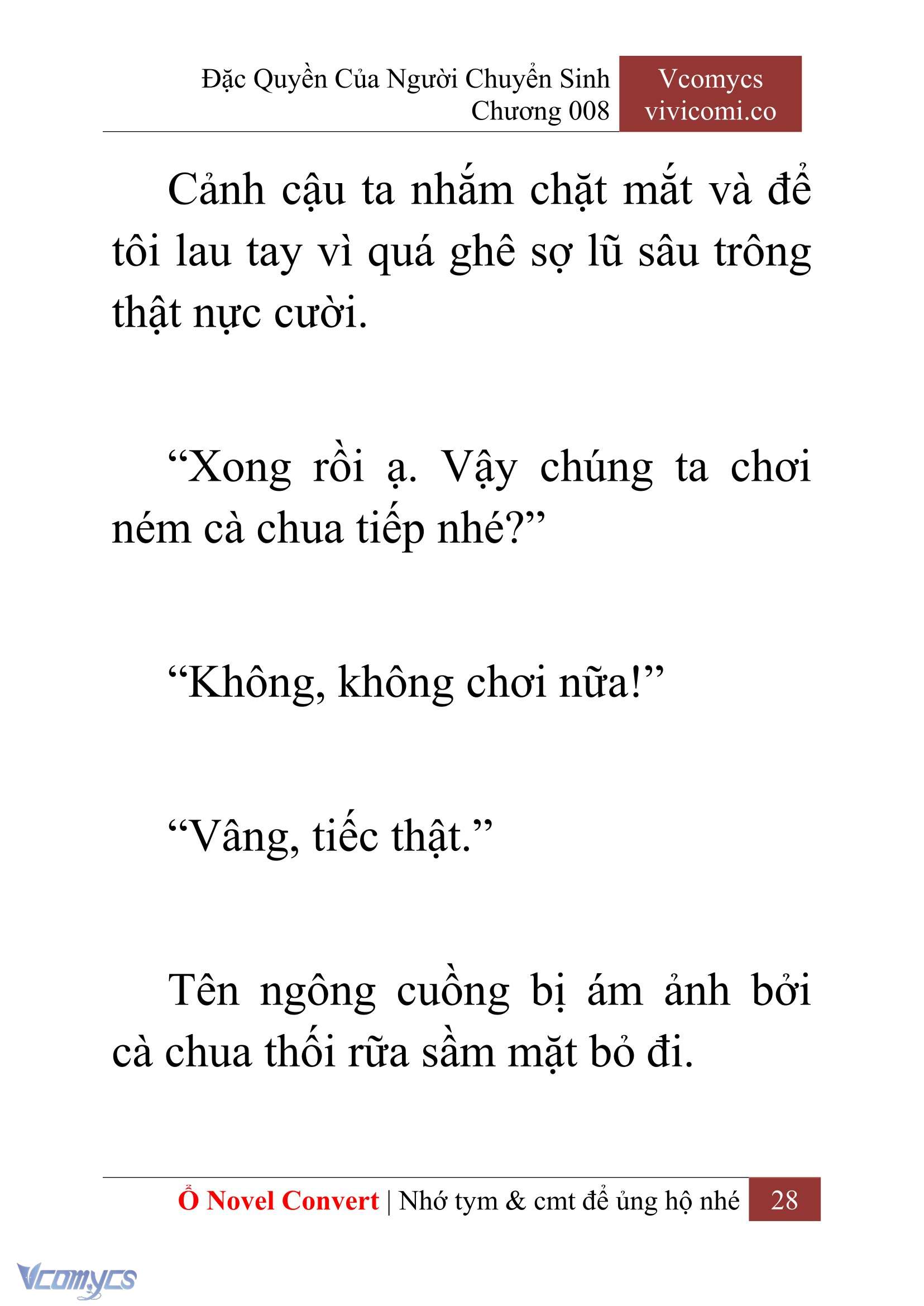 [Novel] Đặc Quyền Của Người Chuyển Sinh Chapter 8 - Trang 30
