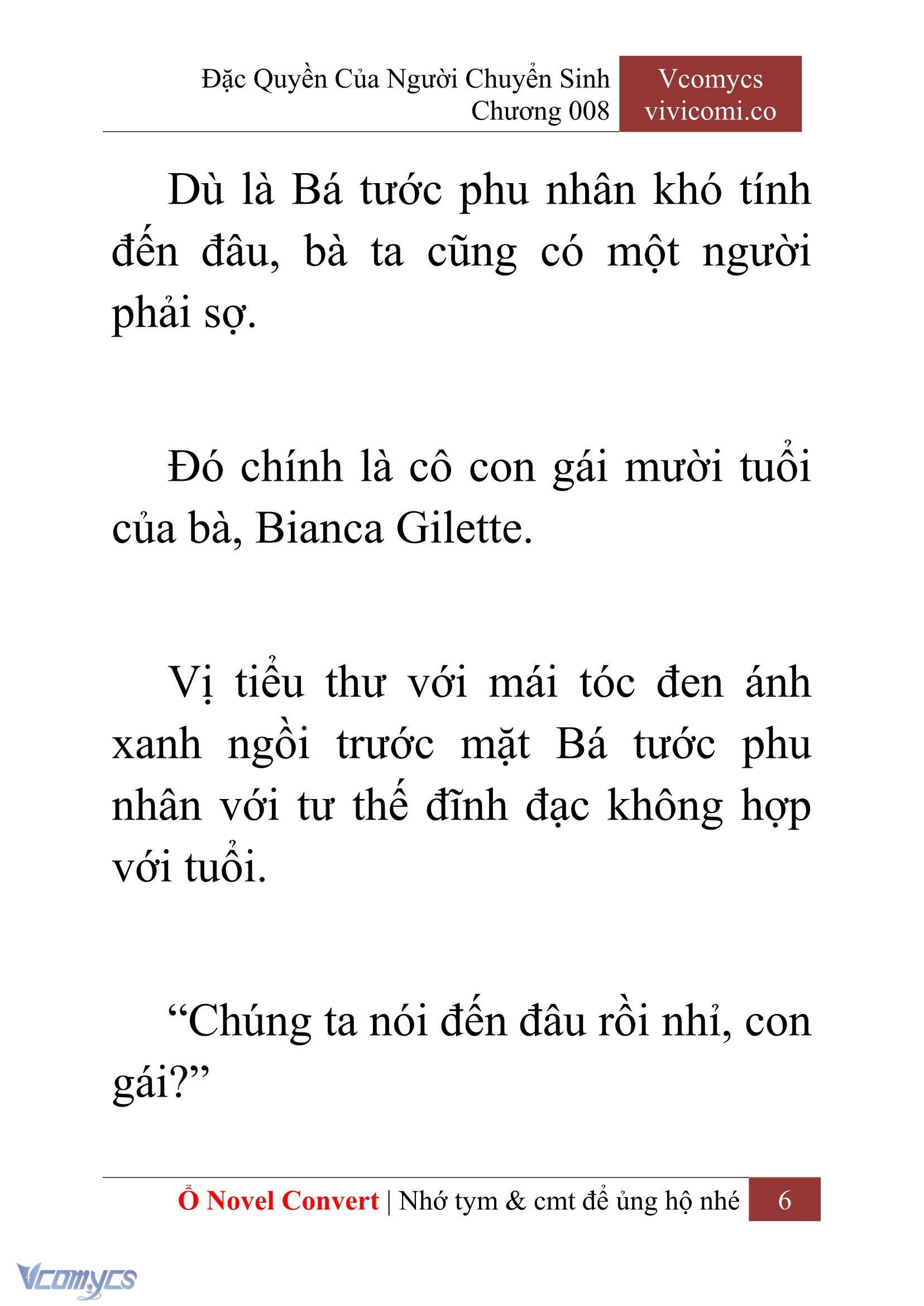 [Novel] Đặc Quyền Của Người Chuyển Sinh Chapter 8 - Trang 9