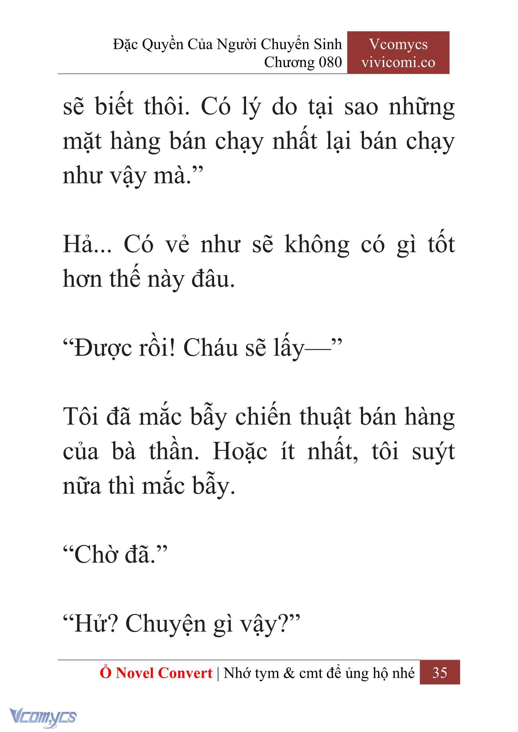 [Novel] Đặc Quyền Của Người Chuyển Sinh Chapter 80 - Trang 38