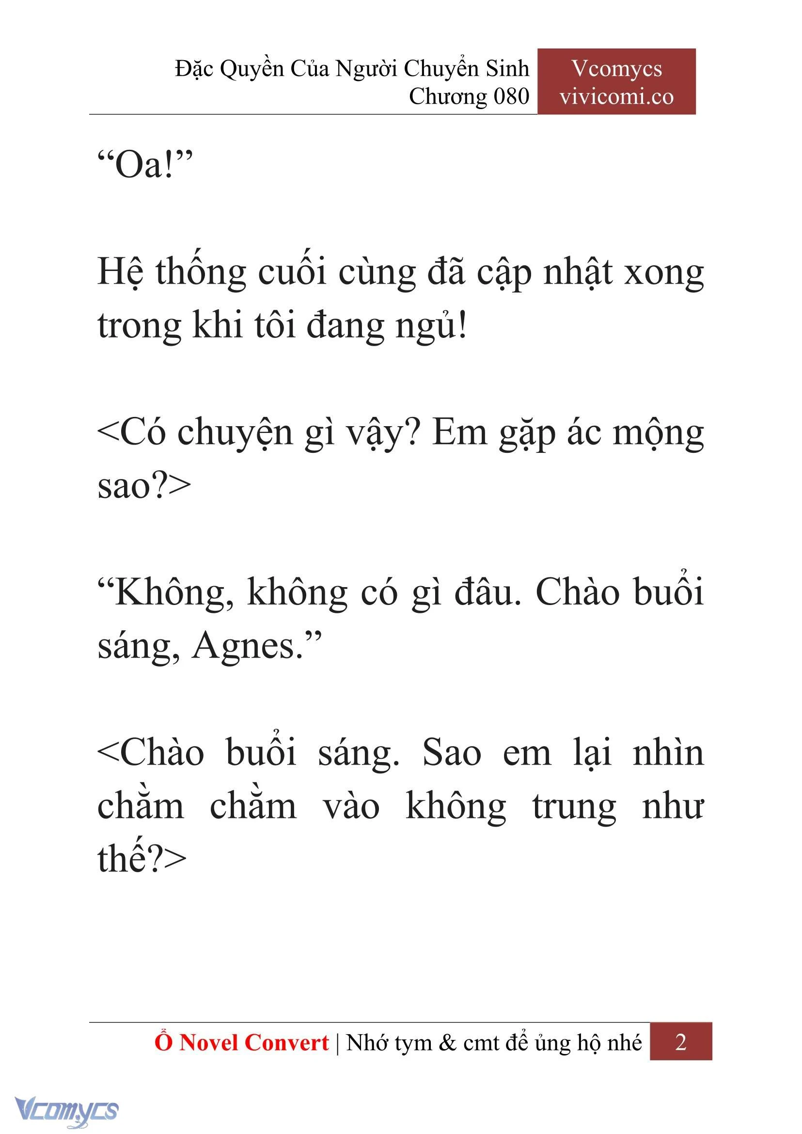 [Novel] Đặc Quyền Của Người Chuyển Sinh Chapter 80 - Trang 5