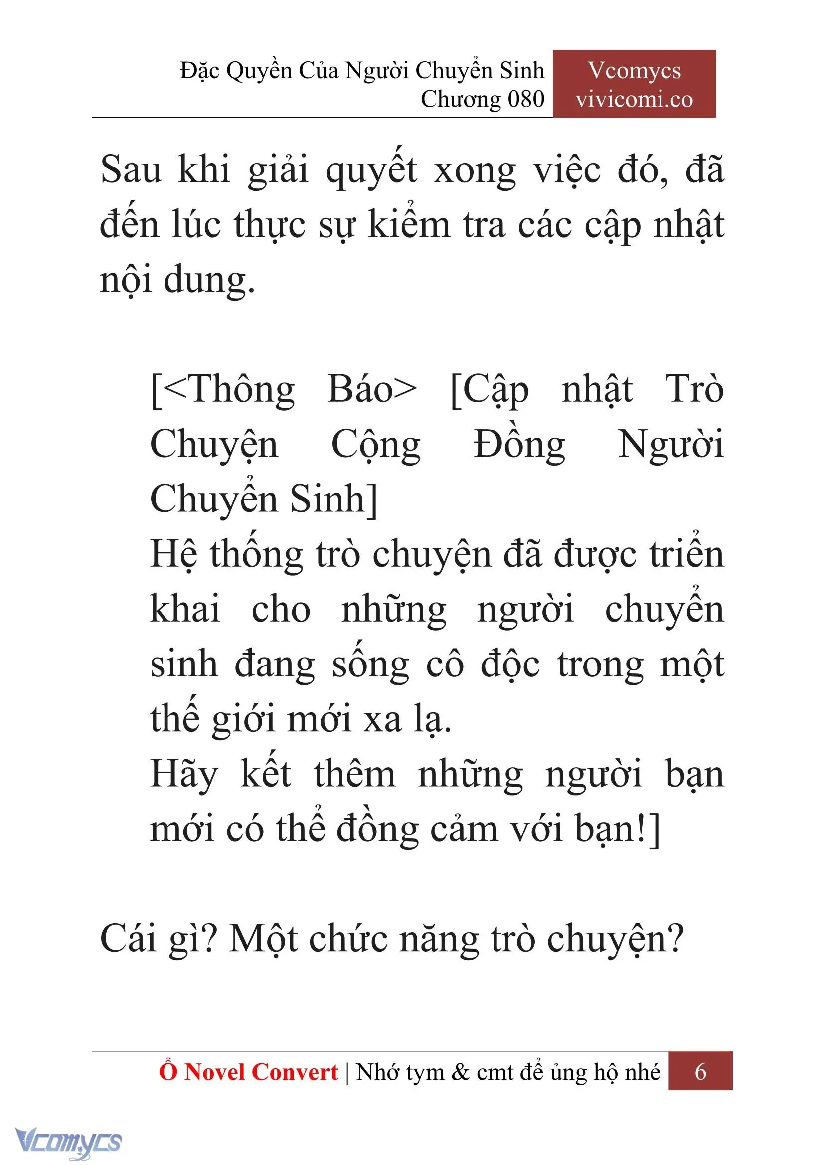 [Novel] Đặc Quyền Của Người Chuyển Sinh Chapter 80 - Trang 9