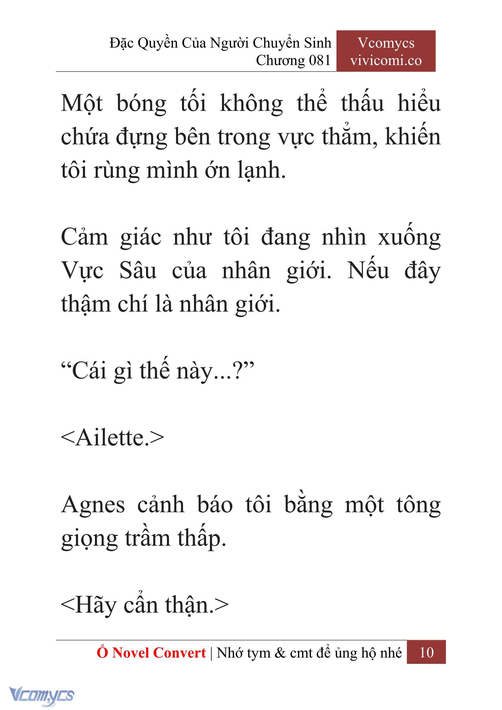 [Novel] Đặc Quyền Của Người Chuyển Sinh Chapter 81 - Trang 13