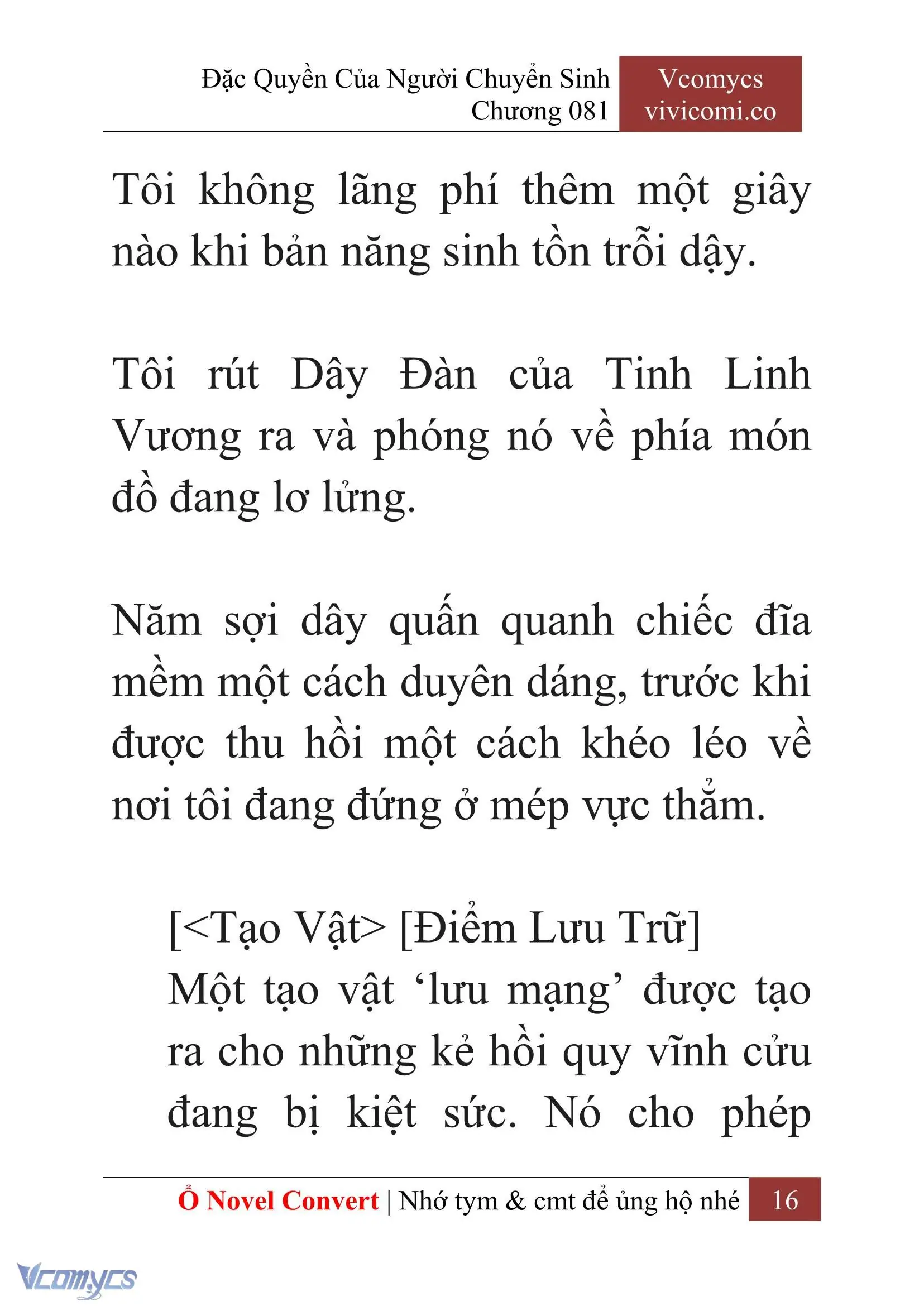 [Novel] Đặc Quyền Của Người Chuyển Sinh Chapter 81 - Trang 19