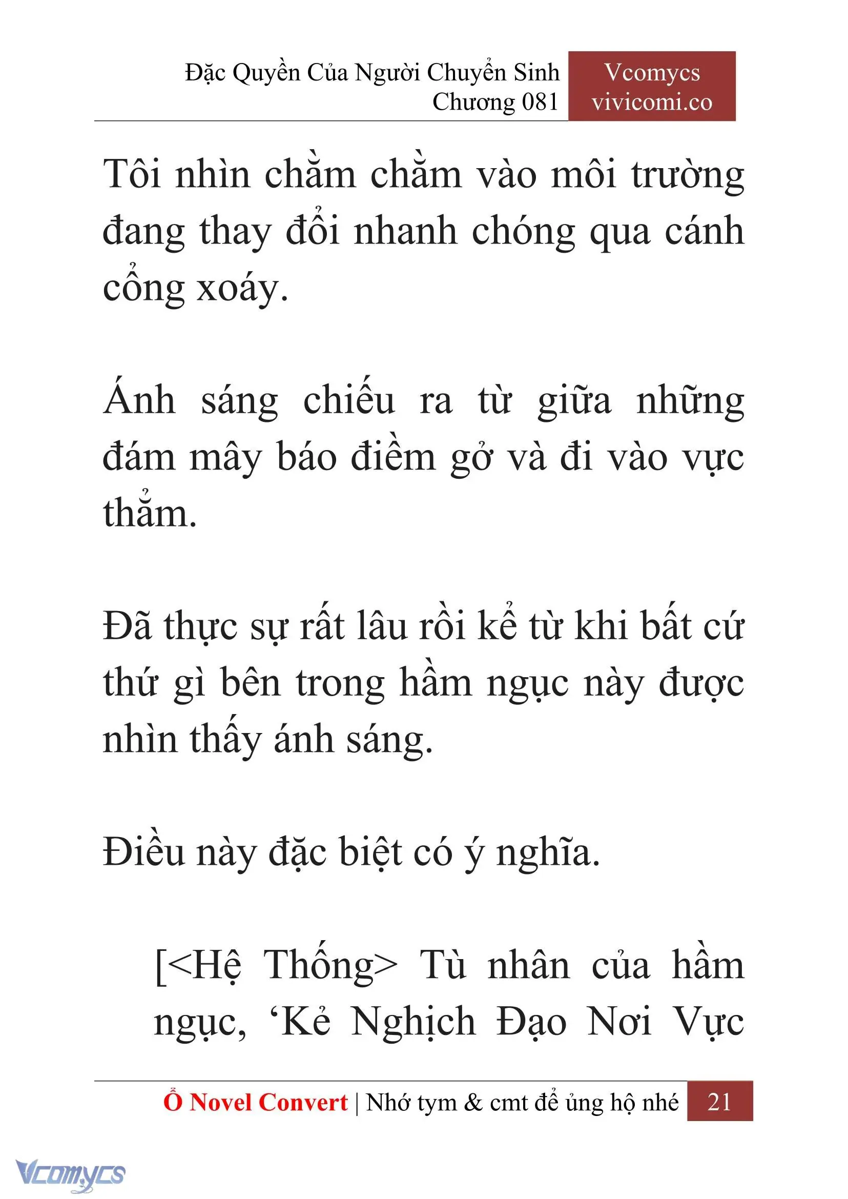 [Novel] Đặc Quyền Của Người Chuyển Sinh Chapter 81 - Trang 24