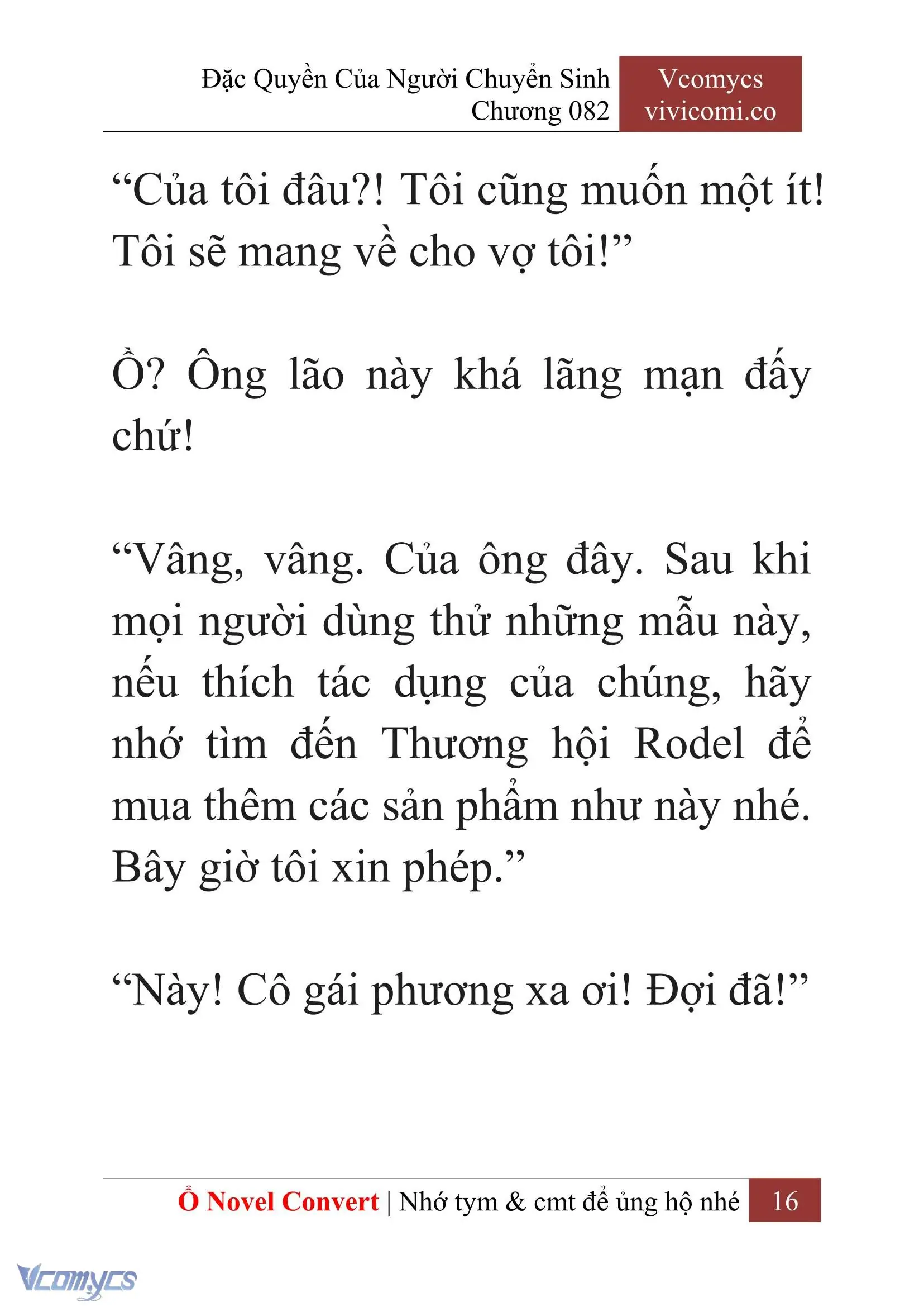 [Novel] Đặc Quyền Của Người Chuyển Sinh Chapter 82 - Trang 19