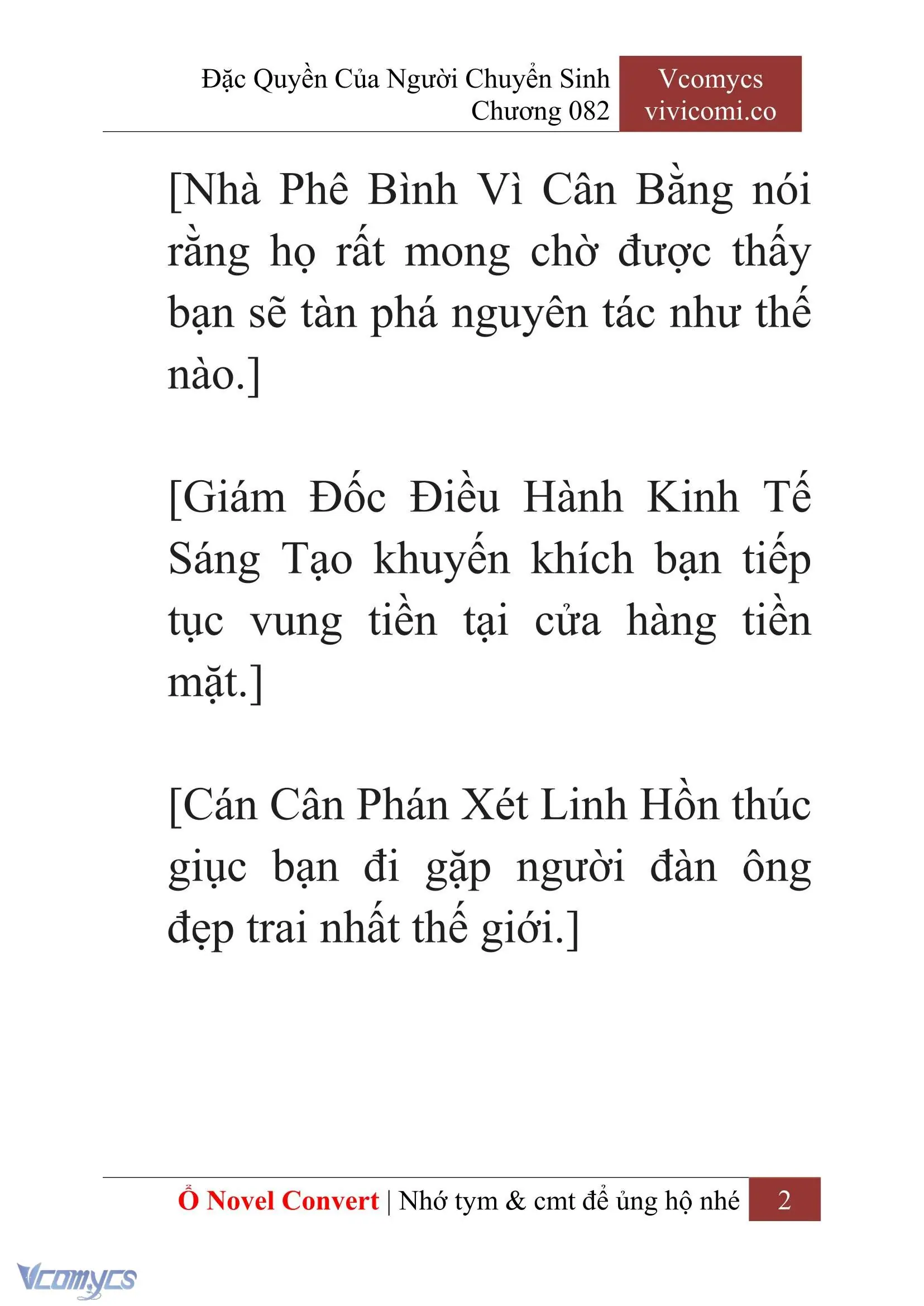 [Novel] Đặc Quyền Của Người Chuyển Sinh Chapter 82 - Trang 5