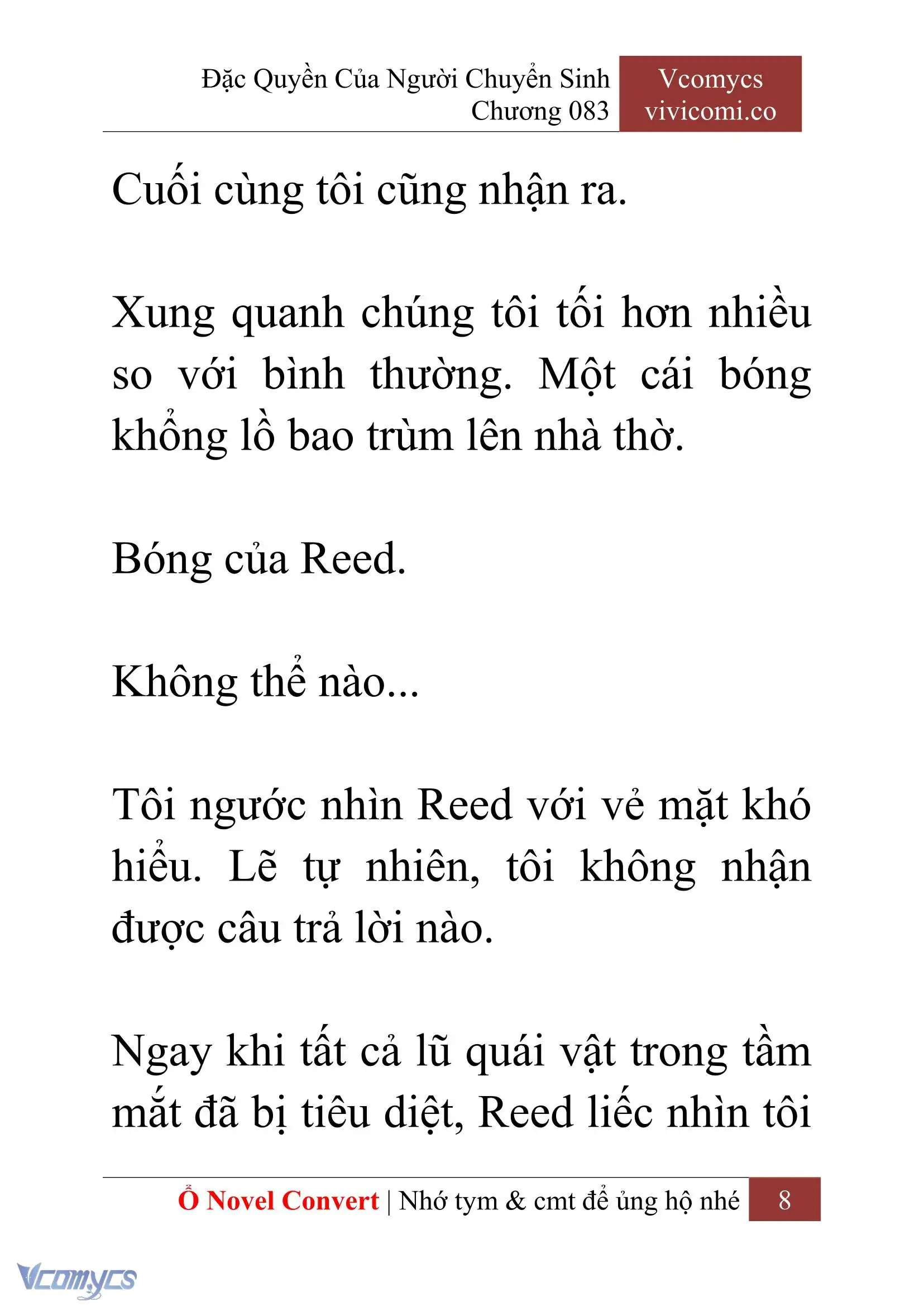 [Novel] Đặc Quyền Của Người Chuyển Sinh Chapter 83 - Trang 11