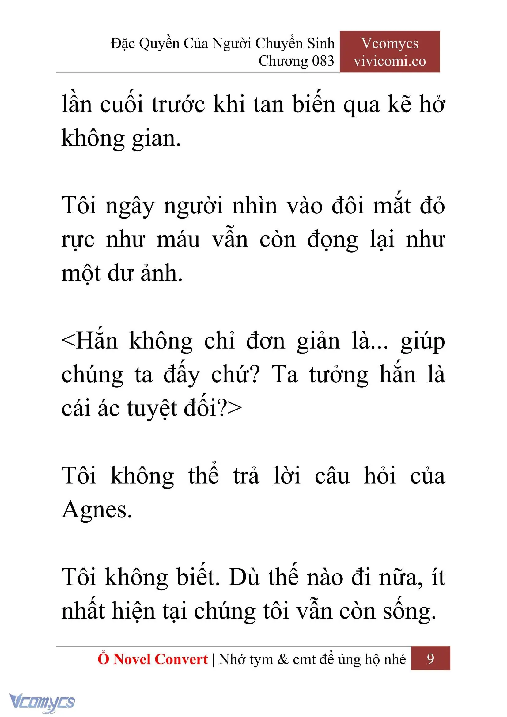 [Novel] Đặc Quyền Của Người Chuyển Sinh Chapter 83 - Trang 12