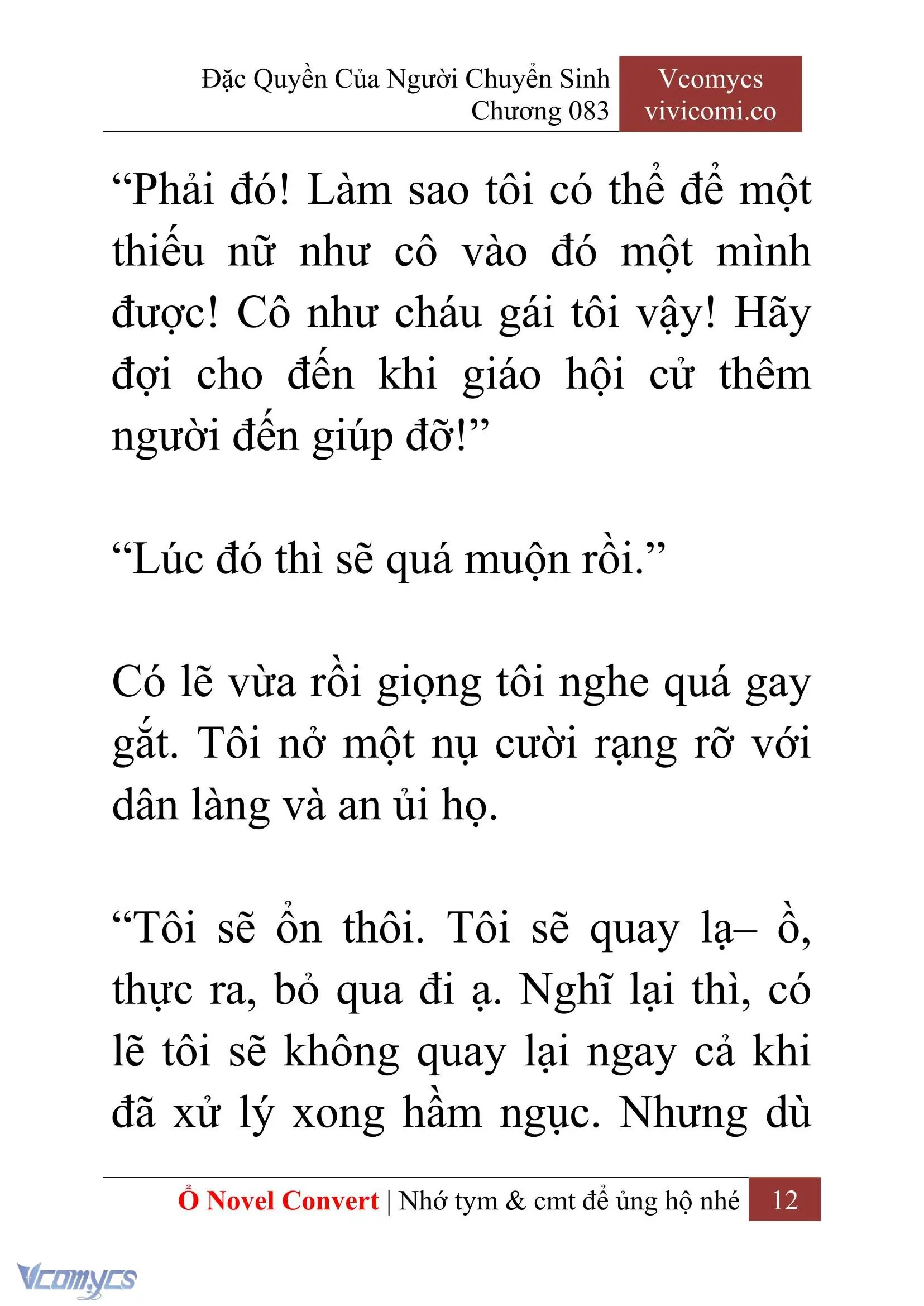 [Novel] Đặc Quyền Của Người Chuyển Sinh Chapter 83 - Trang 15
