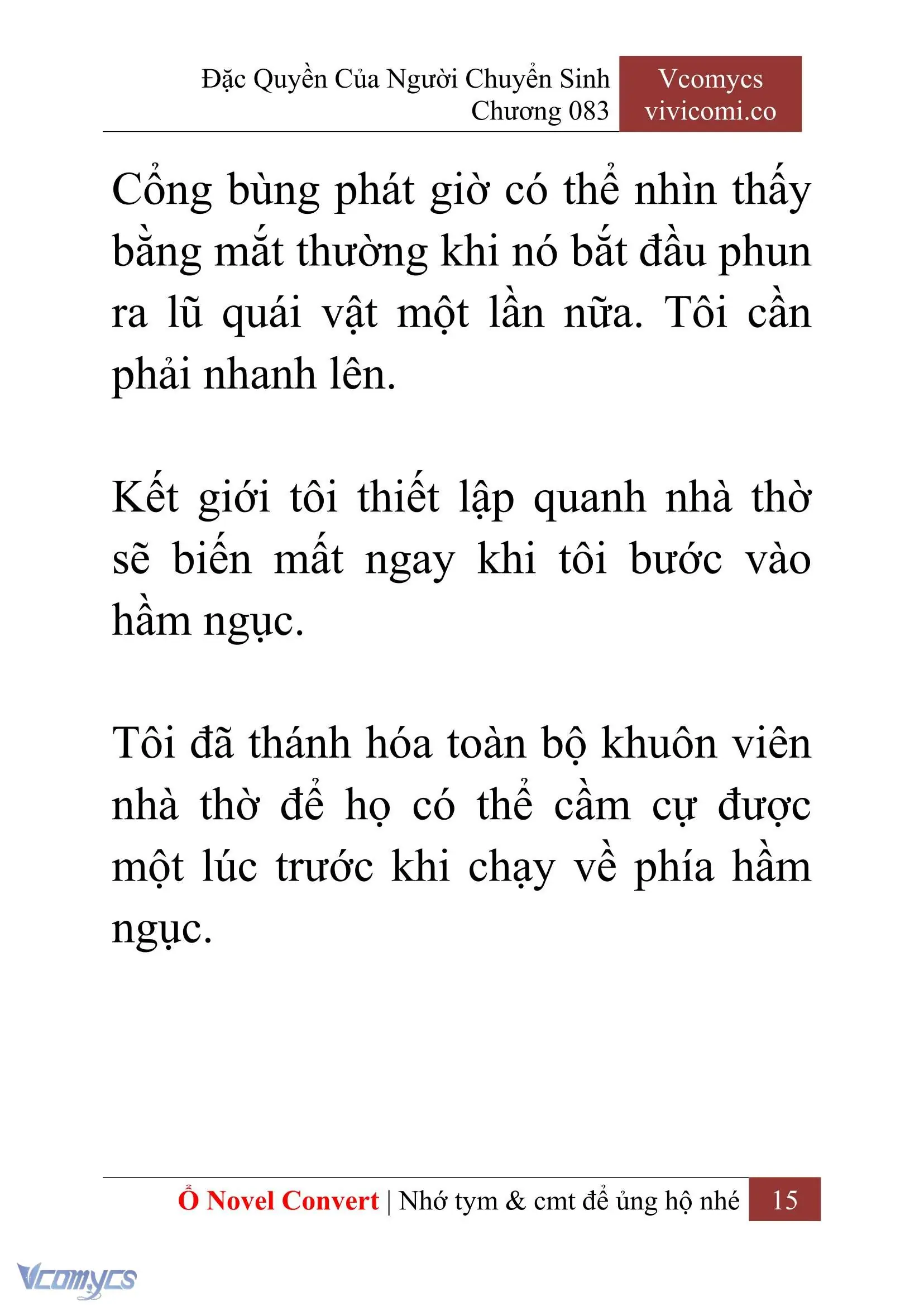 [Novel] Đặc Quyền Của Người Chuyển Sinh Chapter 83 - Trang 18