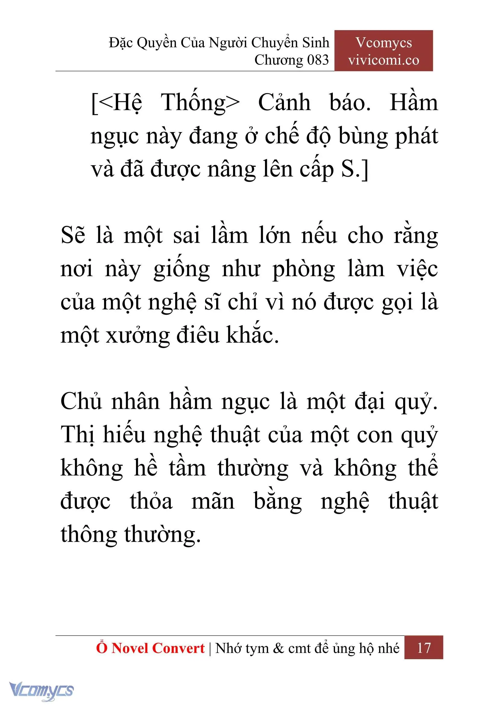 [Novel] Đặc Quyền Của Người Chuyển Sinh Chapter 83 - Trang 20