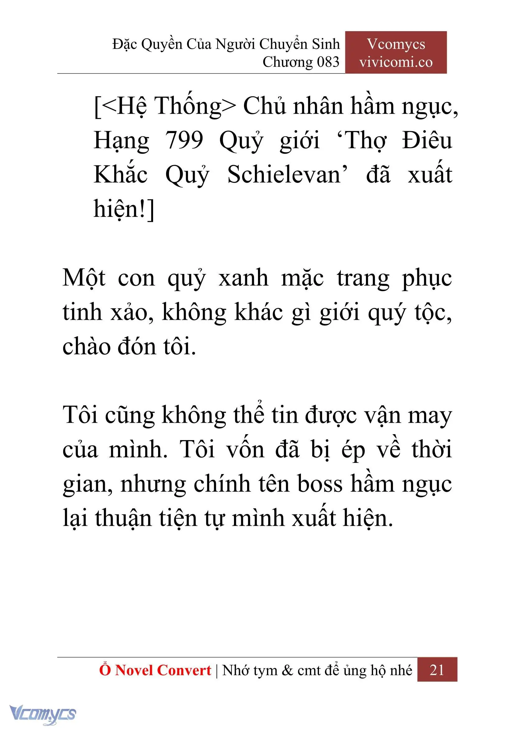 [Novel] Đặc Quyền Của Người Chuyển Sinh Chapter 83 - Trang 24